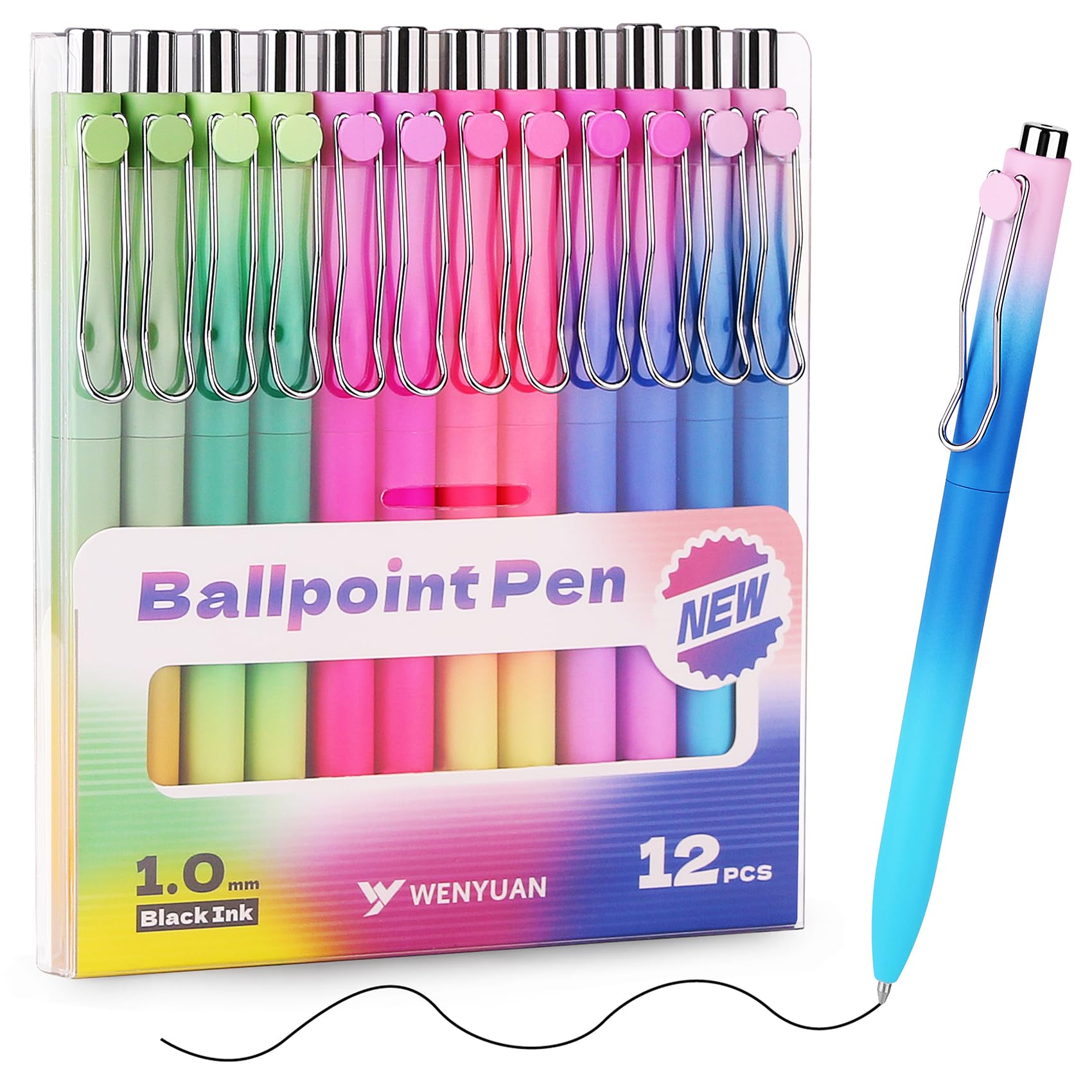 Foto 2 pulgar | Bolígrafos de Gel Wy Wenyuan Tinta Negra - Venta Internacional