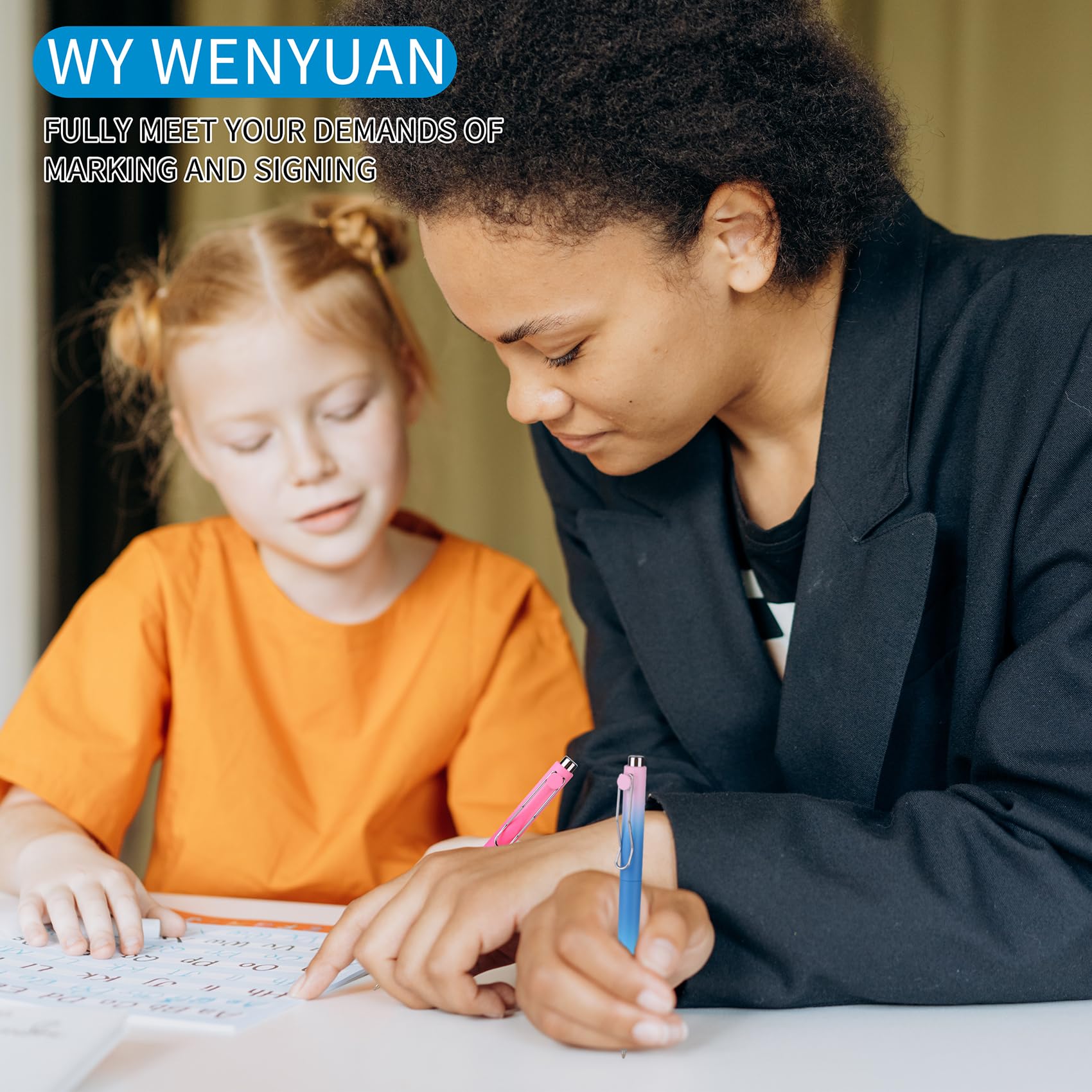 Foto 5 pulgar | Bolígrafos de Gel Wy Wenyuan Tinta Negra - Venta Internacional