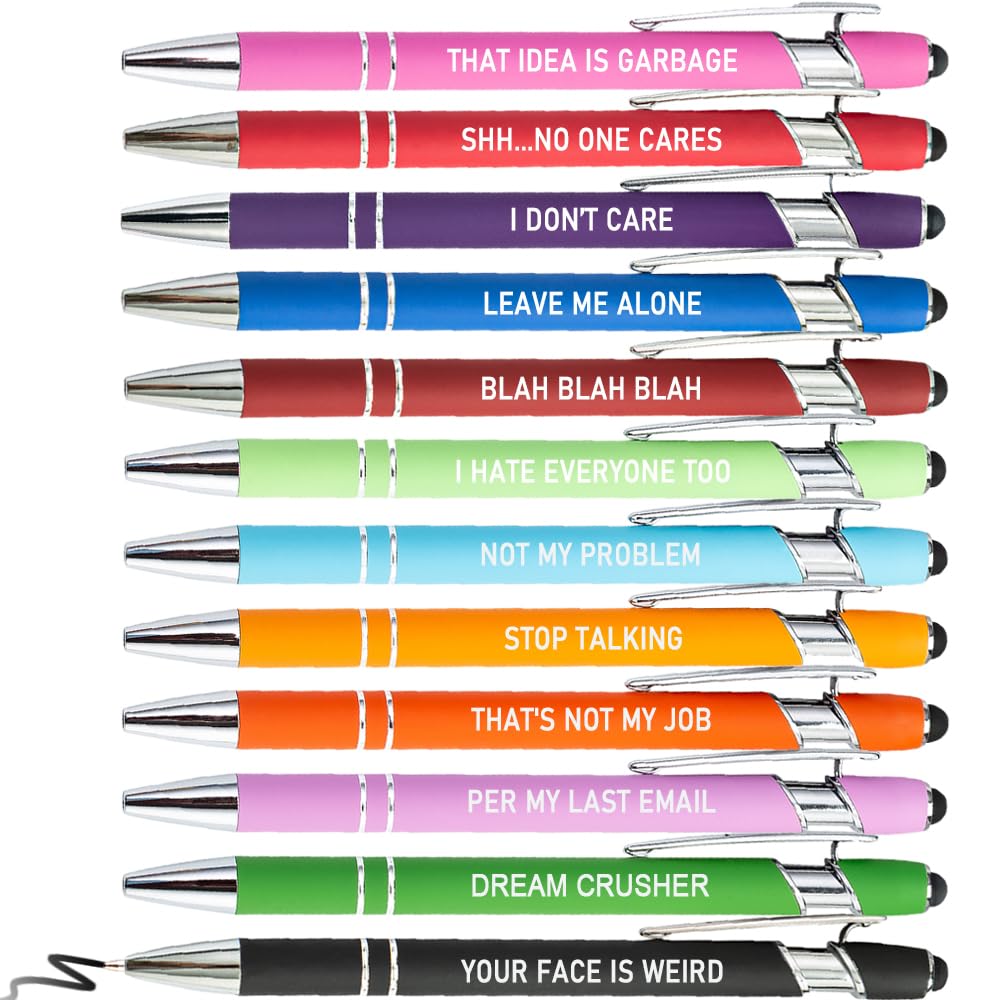 Bolígrafos Fuhgkg con Citas 12 Unidades Multicolor - Venta Internacional