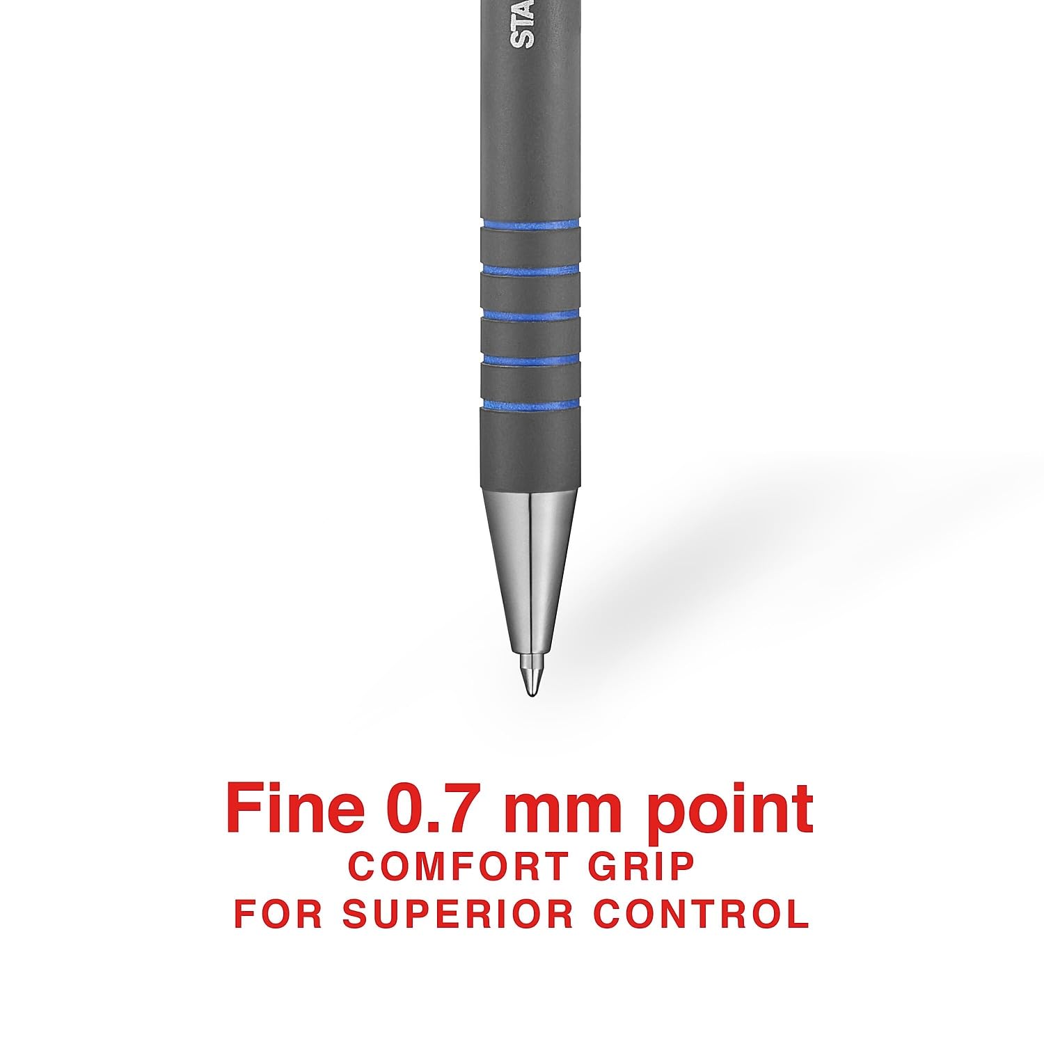 Foto 4 pulgar | Bolígrafo retráctil Staples Postscript Punta Fina Blue Dozen - Venta Internacional