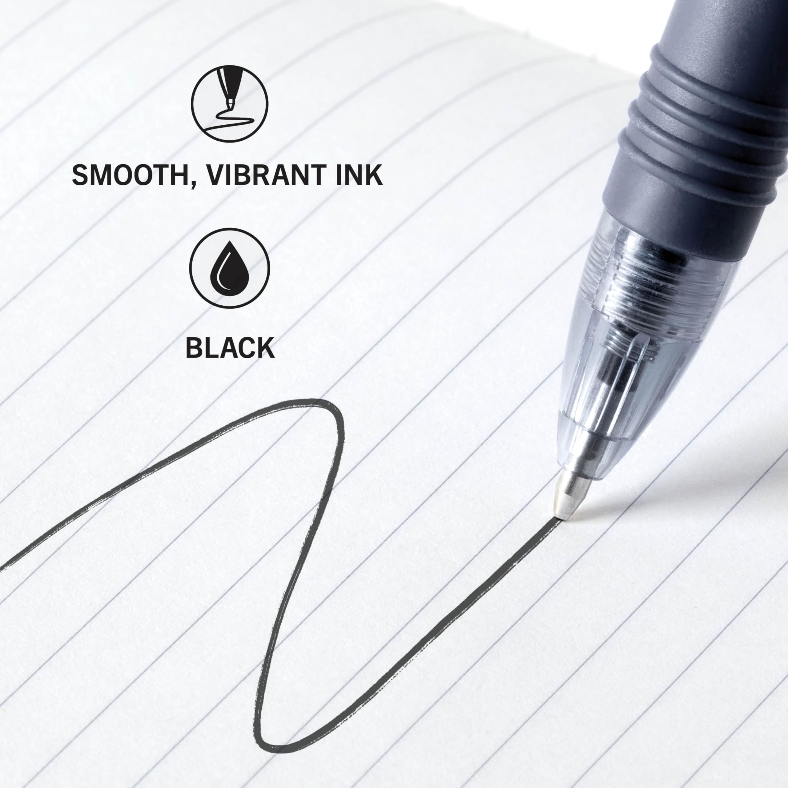 Foto 5 pulgar | Bolígrafo Retráctil Zebra Z-grip De 1,0 Mm, Tinta Negra, 48 Unidades - Venta Internacional.
