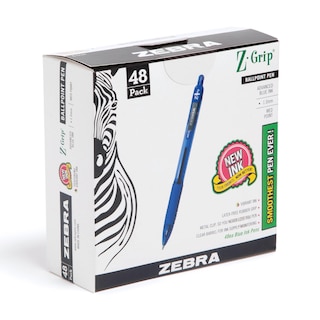Foto 1 | Bolígrafo Zebra Z-grip Retráctil De Tinta Azul Mediana 48 - Venta Internacional.