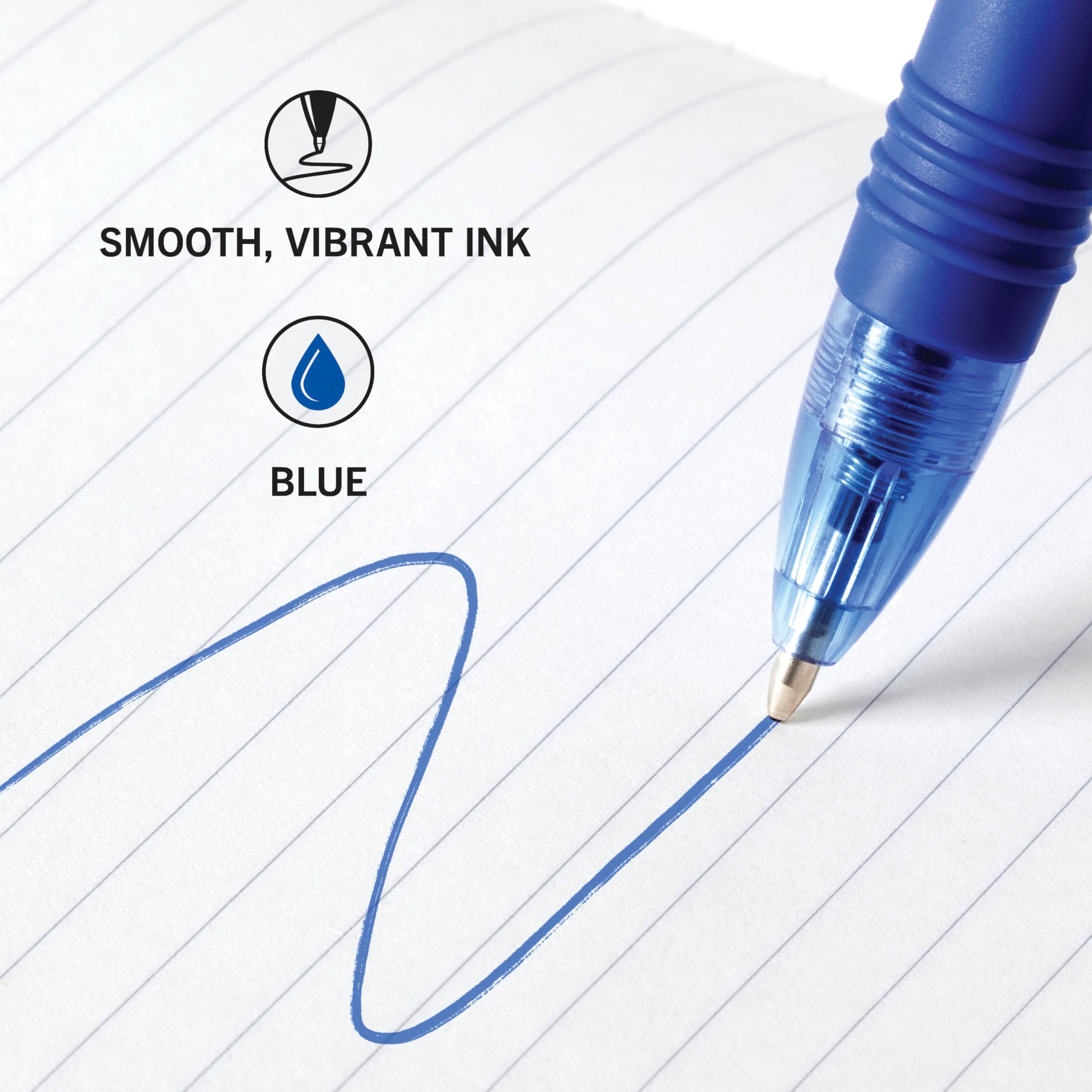 Foto 5 pulgar | Bolígrafo Zebra Z-grip Retráctil De Tinta Azul Mediana 48 - Venta Internacional.