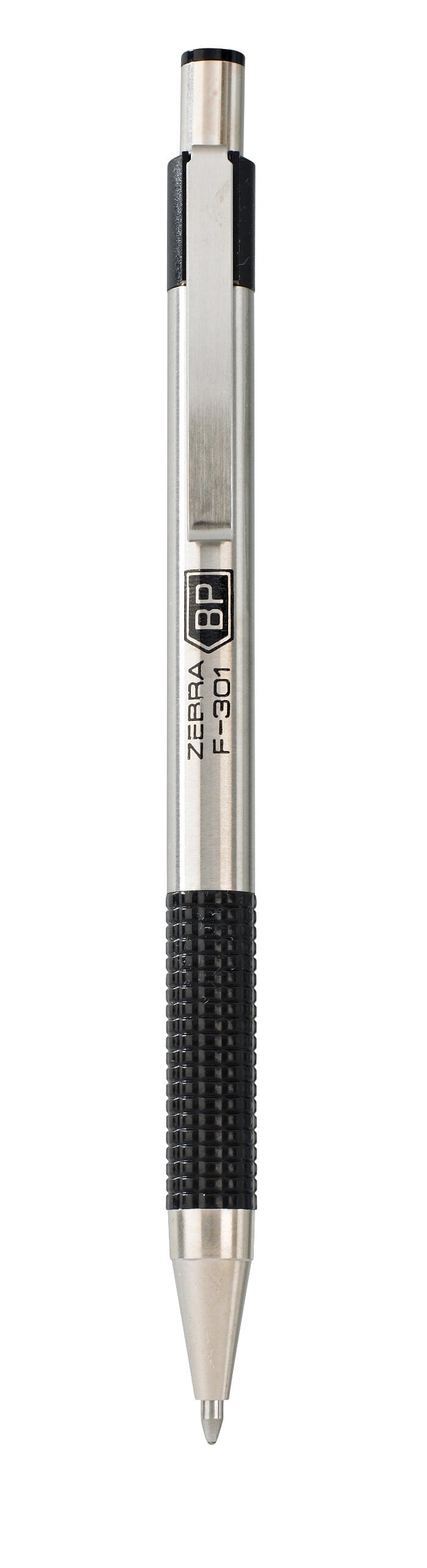 Bolígrafo Zebra Pen F-301 De Acero Inoxidable, 1 Mm, Negro, X2 - Venta Internacional. $590
