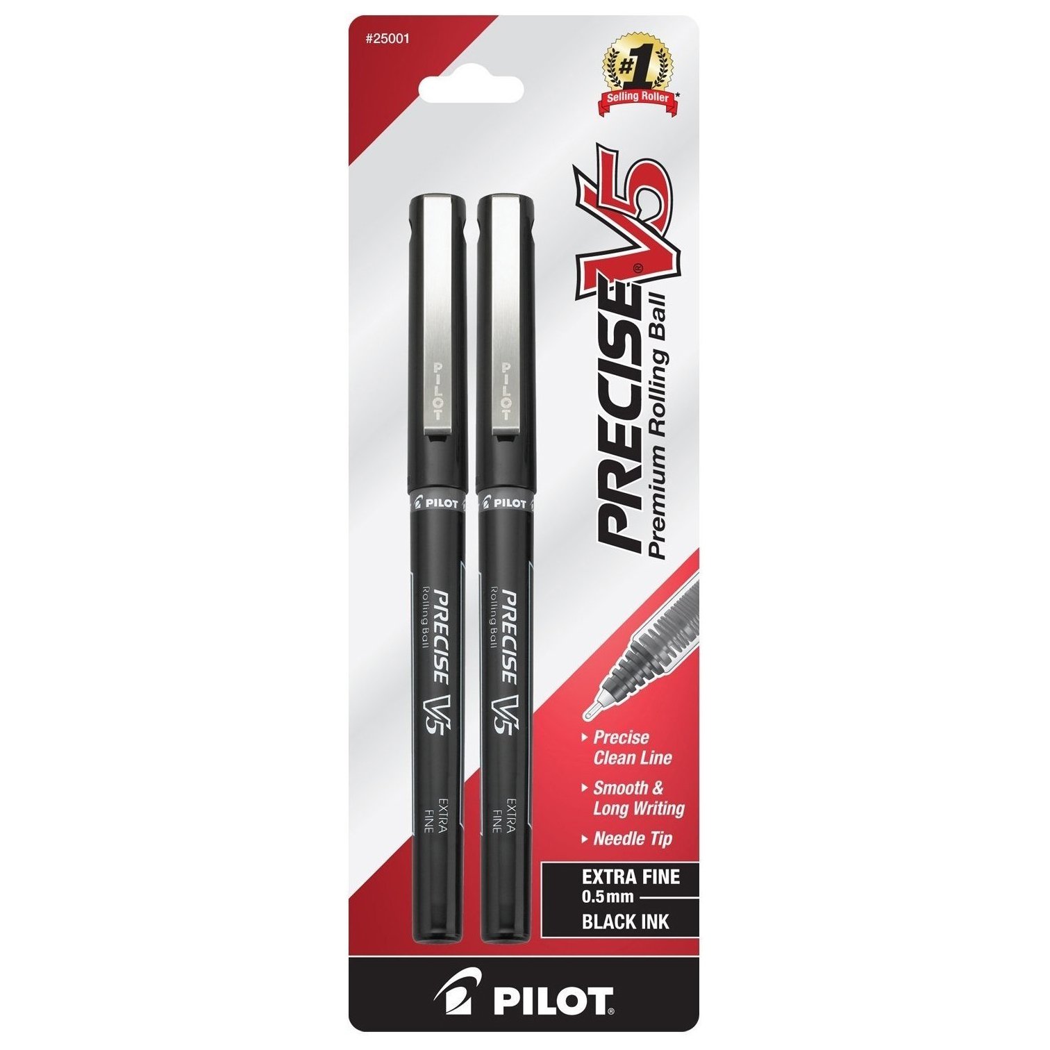 Bolígrafos Enrollables Pilot Precise V5 Extrafinos De 0,5 Mm - Venta Internacional.