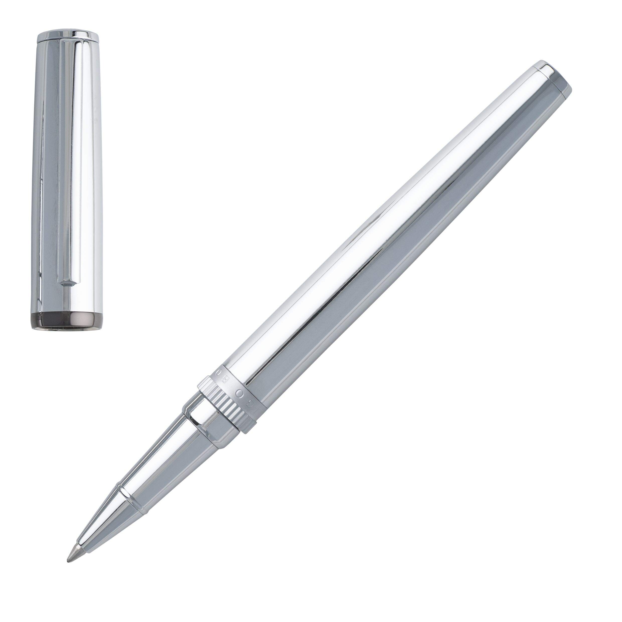 Bolígrafo Hugo Boss Gear de Metal Cromado - Venta Internacional $2,454