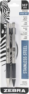 Foto 1 | Set De Bolígrafos Y Lápices Zebra M/f301 Fine Point 0.5 Mm Negro - Venta Internacional.