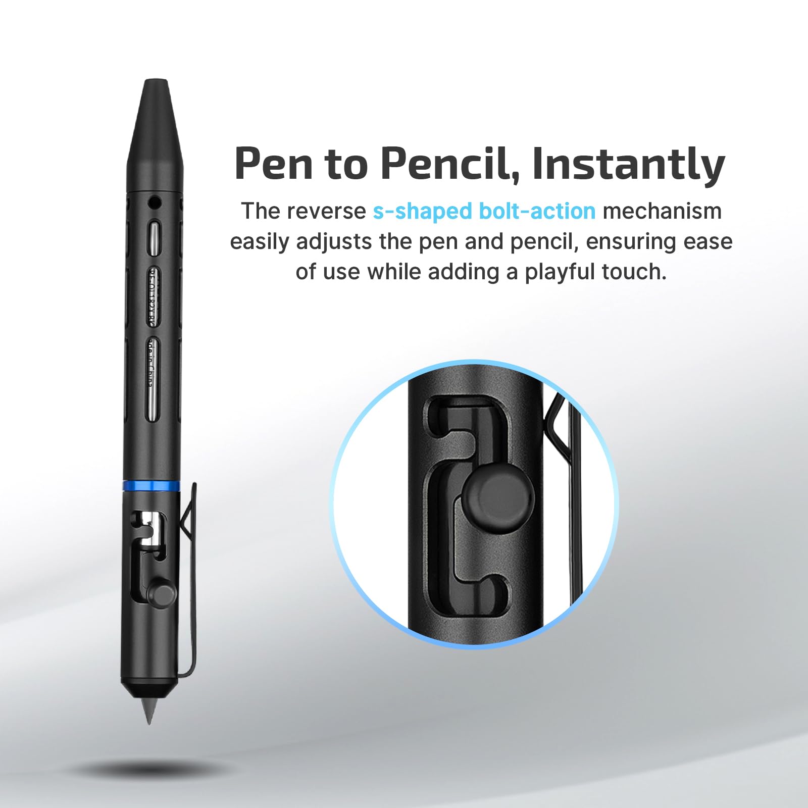Foto 6 pulgar | Bolígrafo Y Lápiz Olight O'pen Mini 2 Black - Venta Internacional.