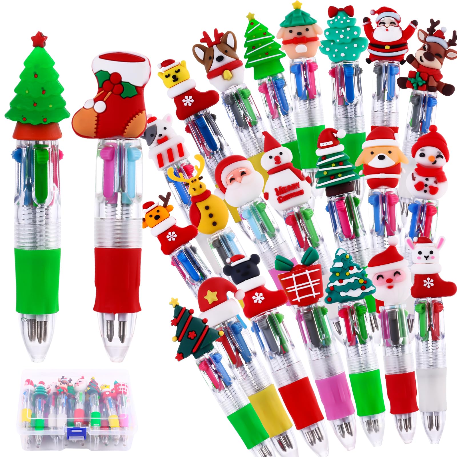 Bolígrafos Vellibring Christmas 24 Unidades 4 En 1 Para Niños - Venta Internacional $613