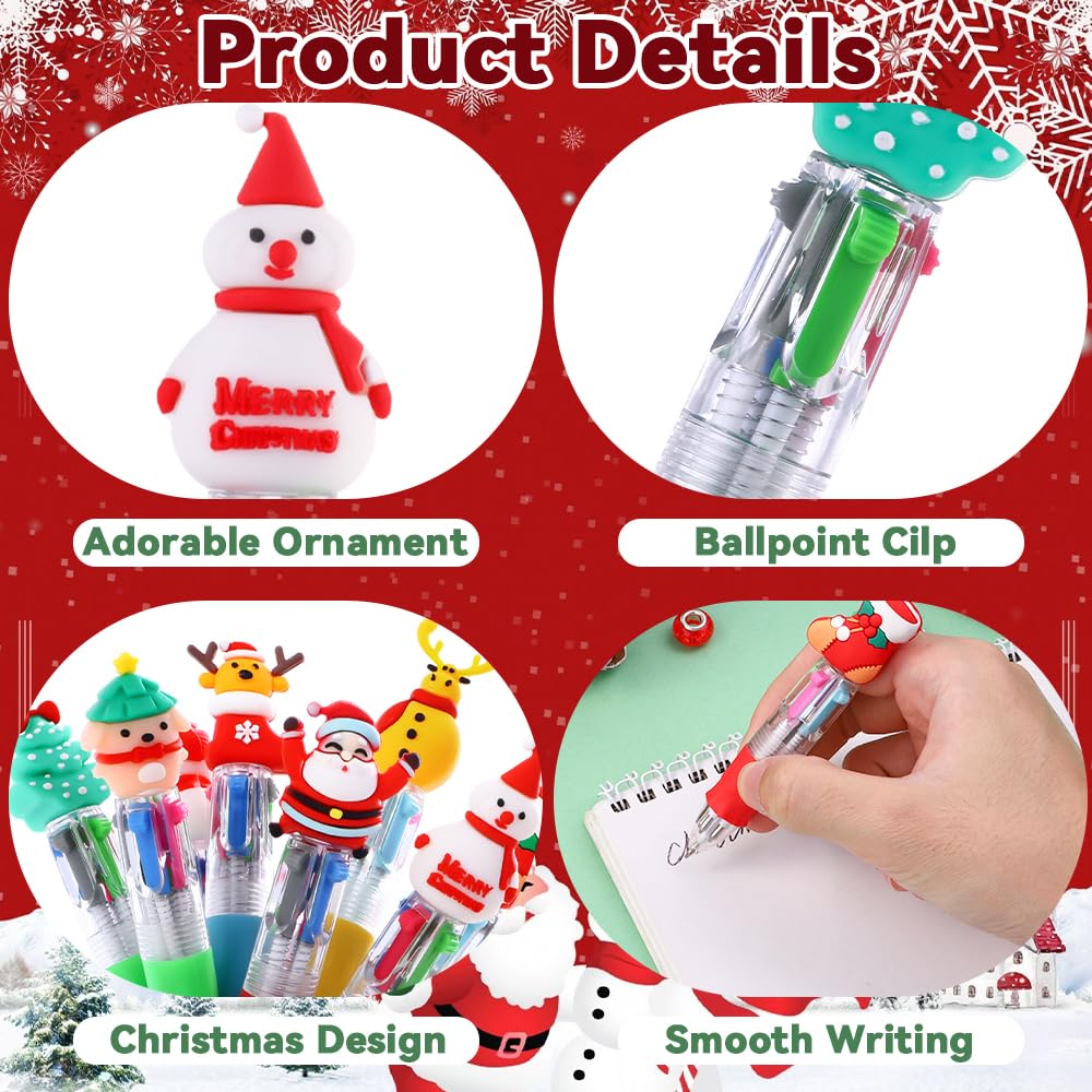 Foto 4 pulgar | Bolígrafos Vellibring Christmas 24 Unidades 4 En 1 Para Niños - Venta Internacional