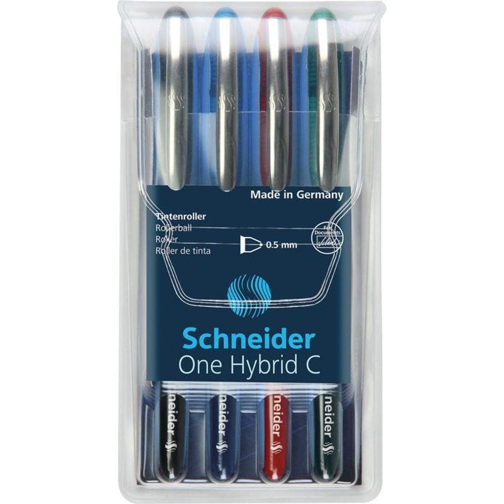 Estuchecon 4 Bolígrafos One Hybrid C Schneider $330