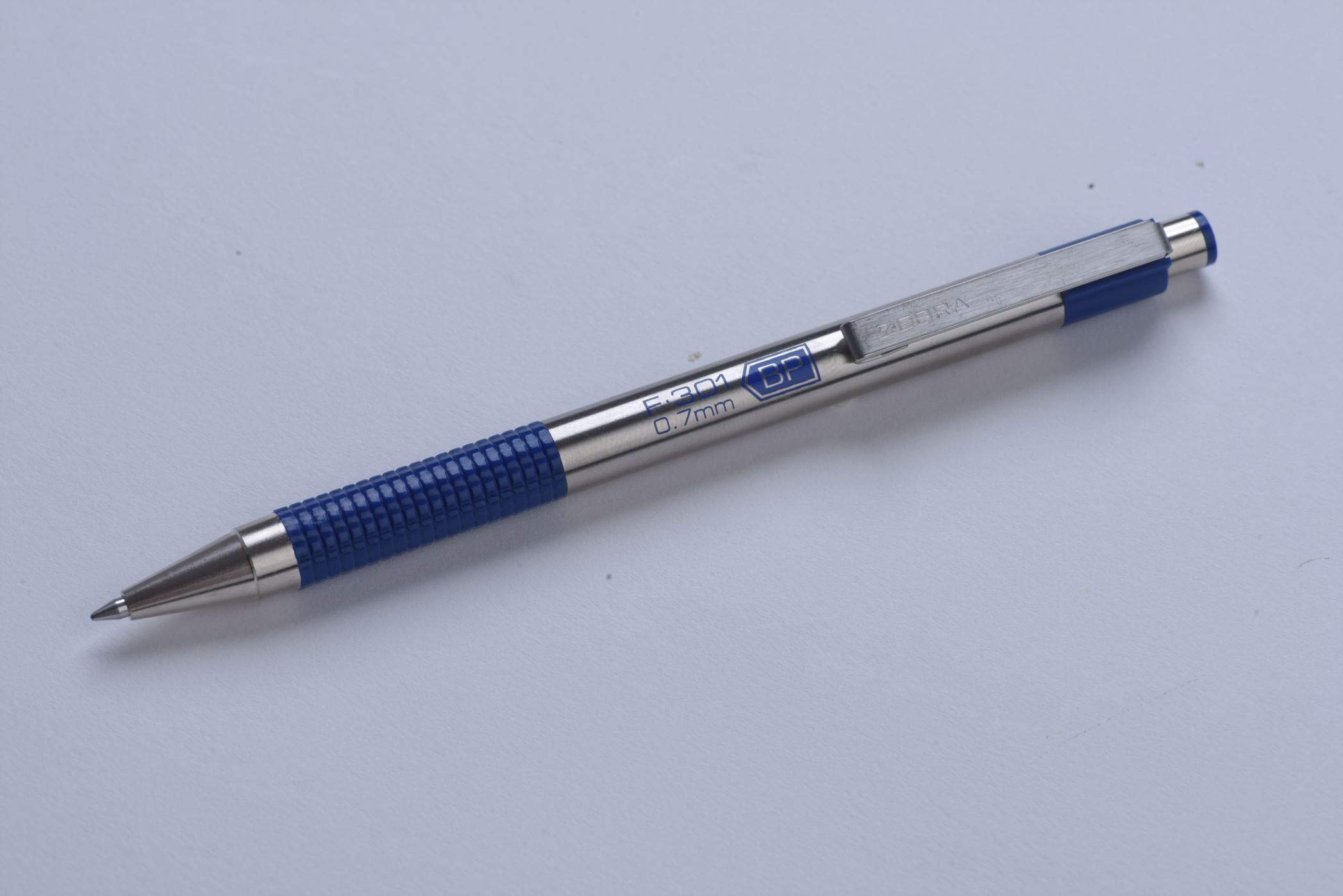 Foto 6 pulgar | Bolígrafo Zebra Pen F-301 De Acero Inoxidable Fino De 0,7 Mm - Venta Internacional.