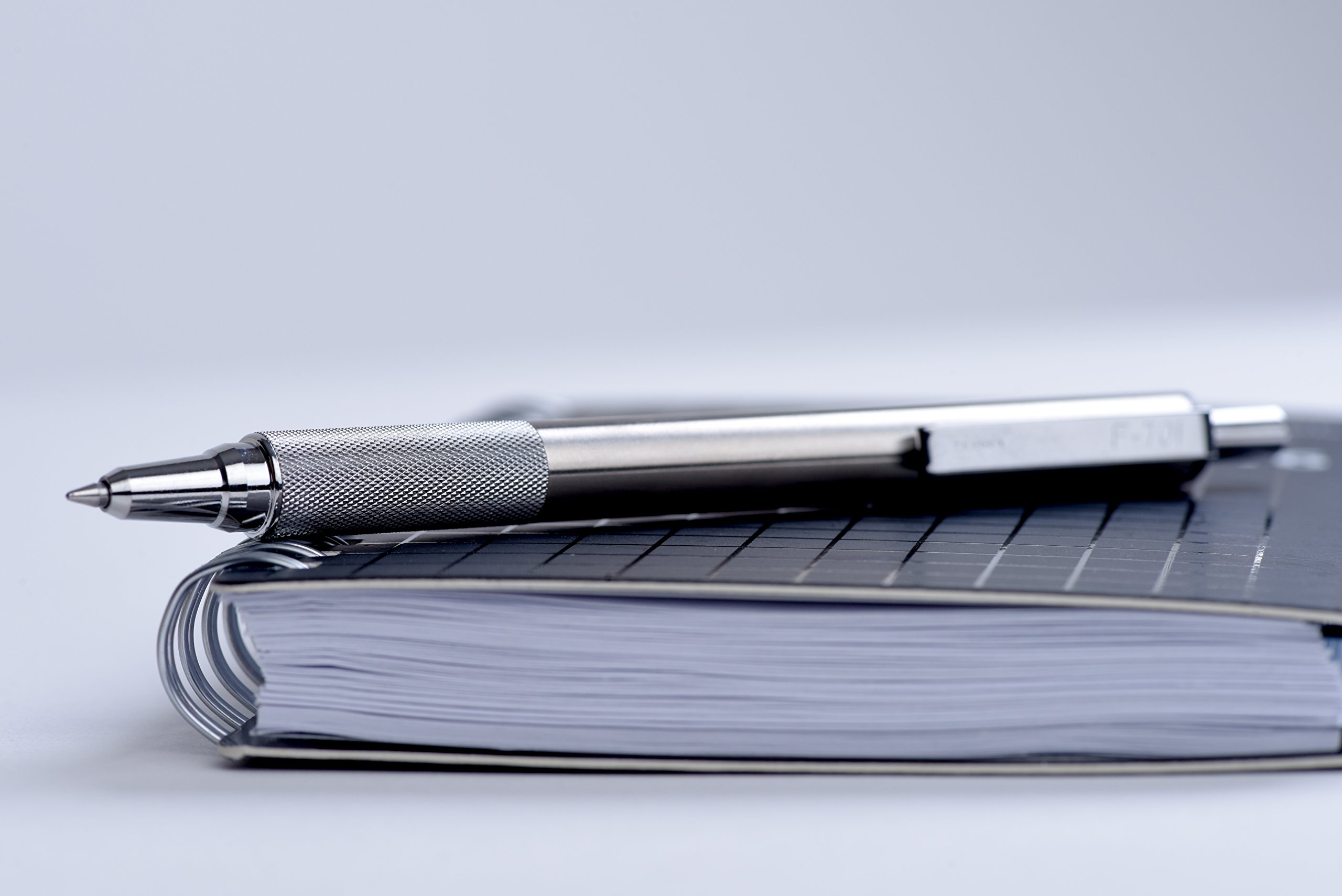 Foto 5 | Bolígrafo Zebra Pen F-701 De Acero Inoxidable De Punta Fina - Venta Internacional.