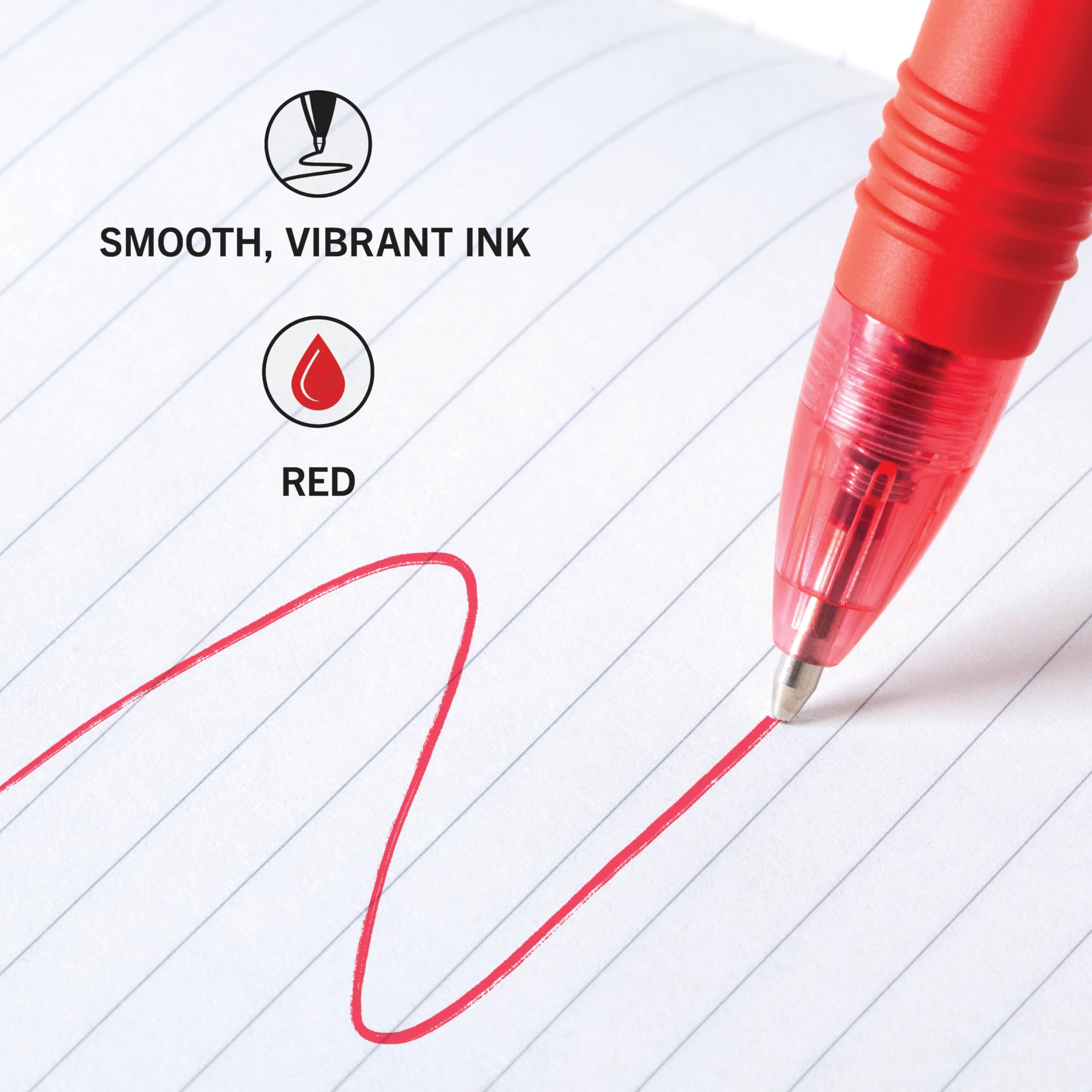 Foto 5 pulgar | Bolígrafo Zebra Pen Z, Retráctil, Tamaño Mediano, Rojo, 12 Unidades - Venta Internacional.