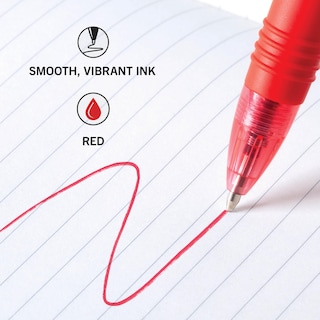 Foto 4 | Bolígrafo Zebra Pen Z, Retráctil, Tamaño Mediano, Rojo, 12 Unidades - Venta Internacional.