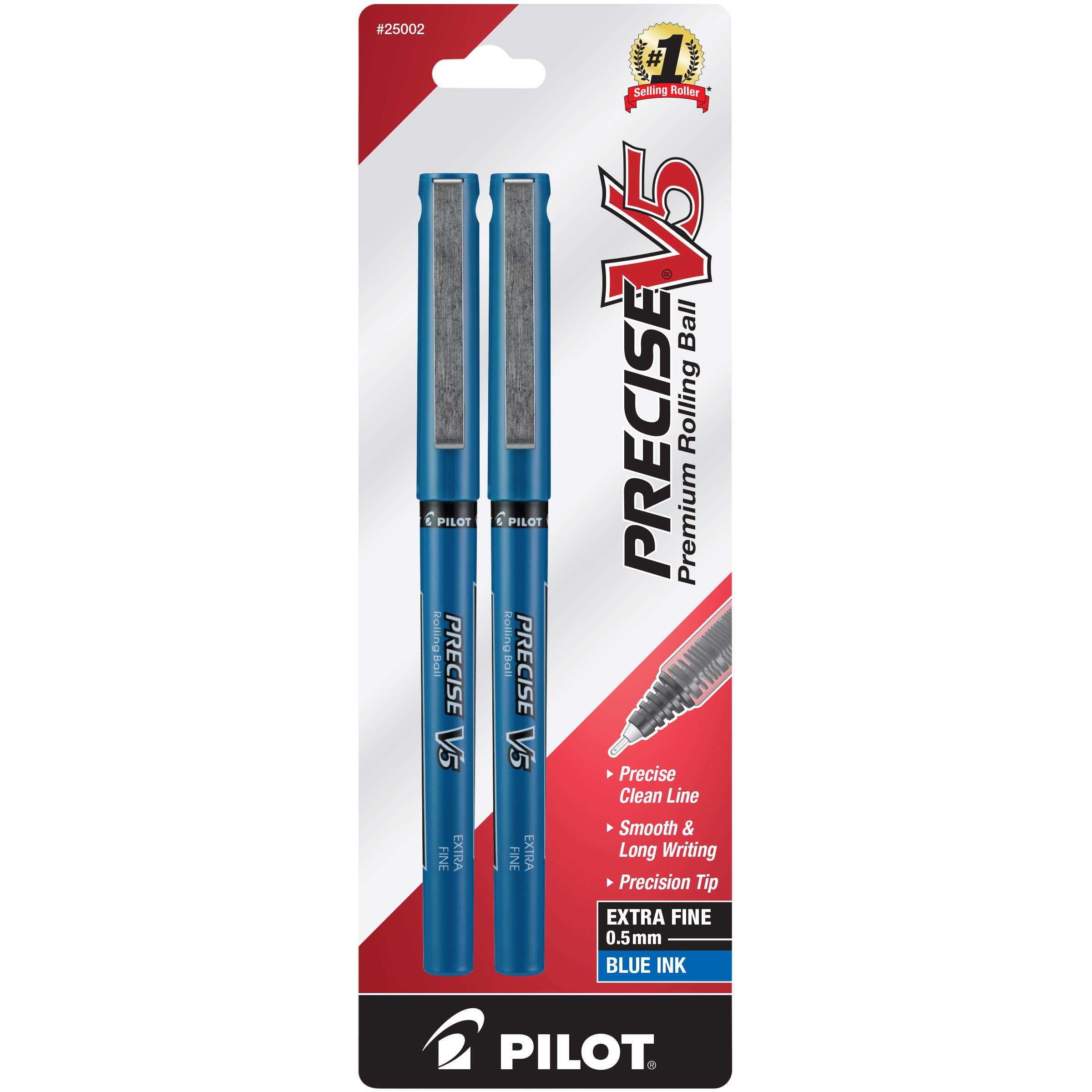 Foto 2 pulgar | Pen Pilot Precise V5 Stick - Bola De Tinta Líquida (0,5 Mm), Color Azul - Venta Internacional.