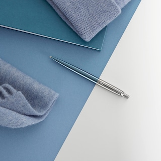 Foto 4 | Bolígrafo Parker Jotter Waterloo Azul Con Tinta Azul - Venta Internacional.