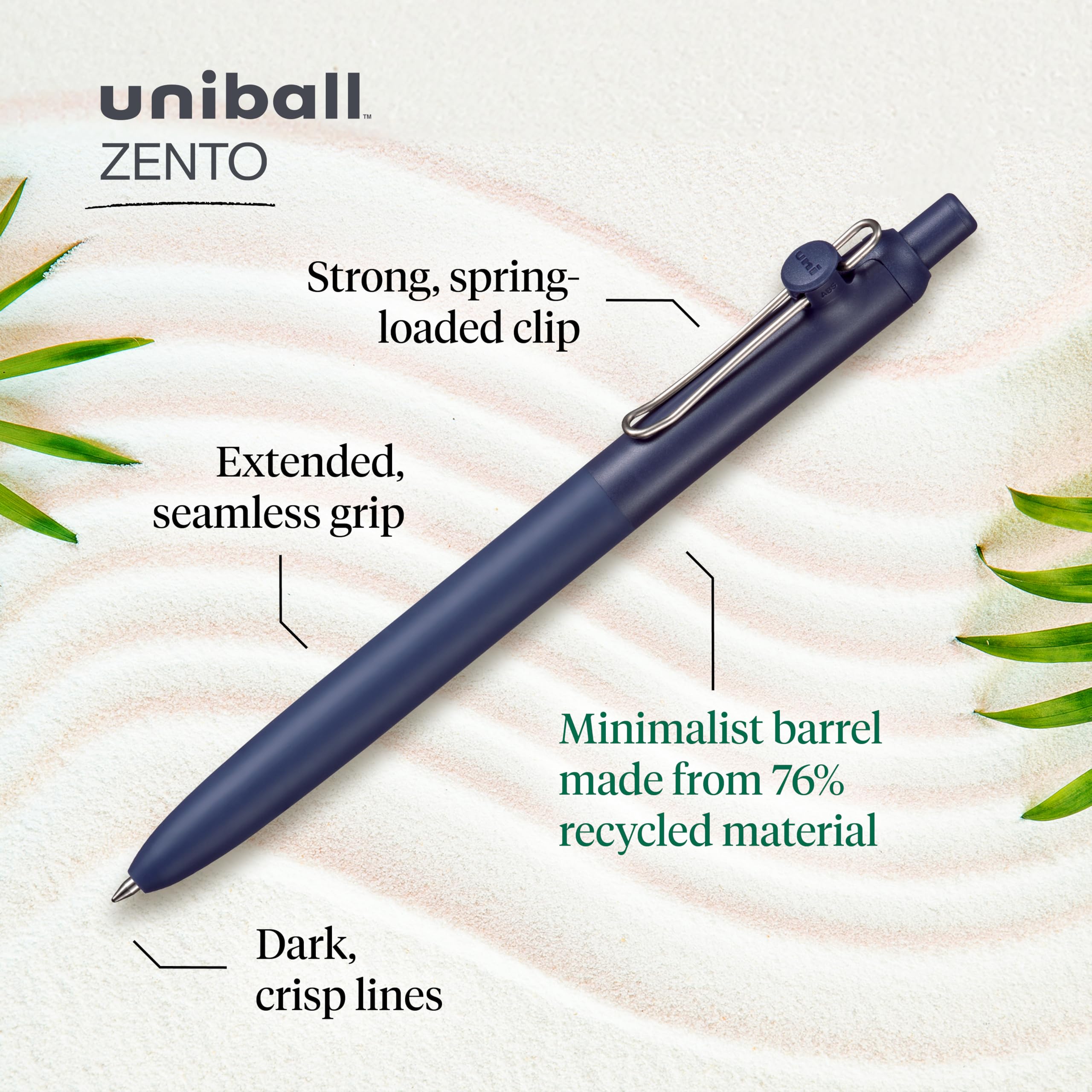 Foto 3 pulgar | Plumas Uni-ball Zento de Gel-Venta Internacional