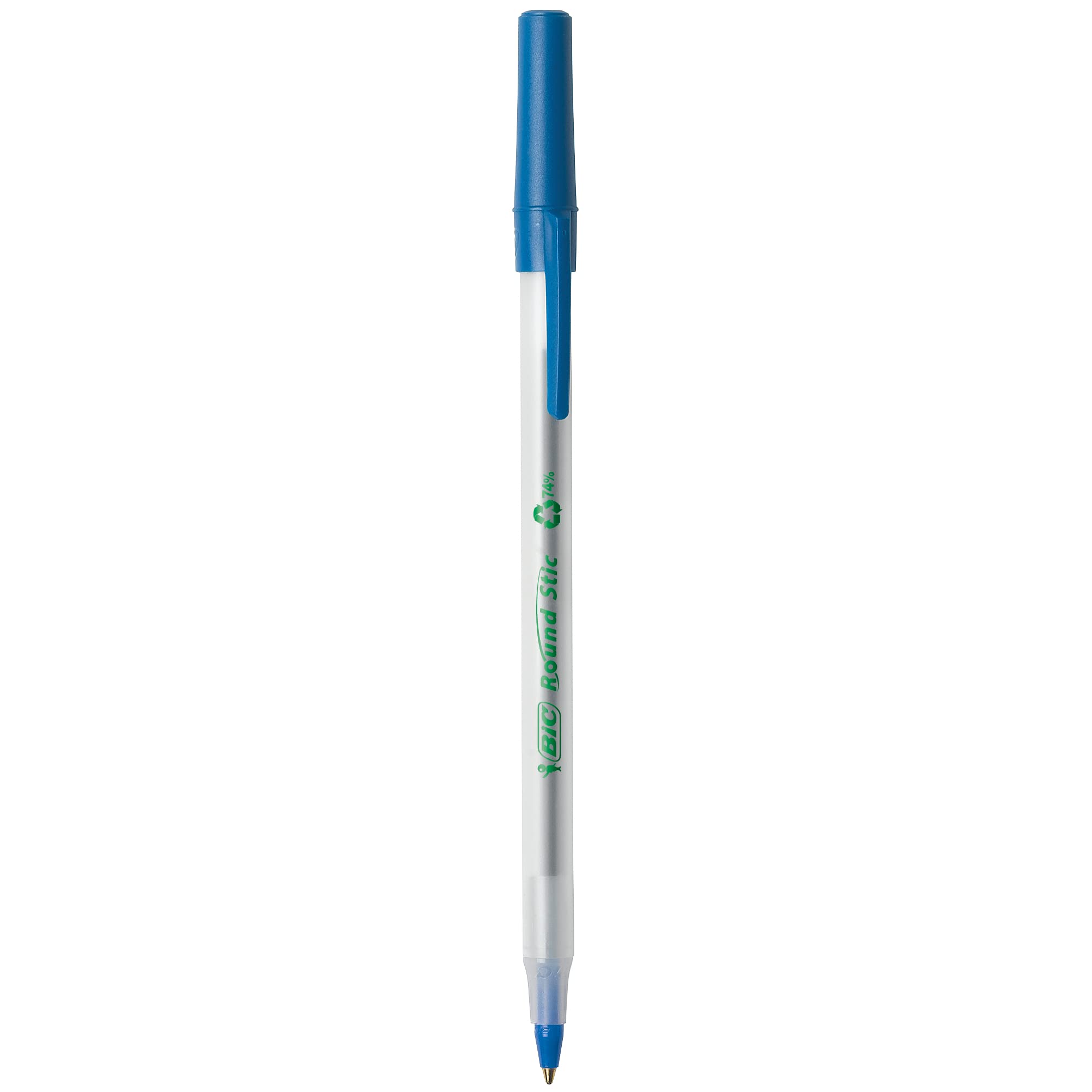 Foto 6 pulgar | Bolígrafos Bic Ecolutions Punta Redonda Azul 50 Piezas - Venta Internacional