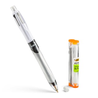 Foto 2 | Bolígrafo Bic 4 Colores 3+1 Punta Mediana - Venta Internacional