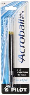 Foto 1 | Recarga De Tinta Pilot Acroball Purewhite Advanced Black, Paquete De 2 - Venta Internacional.