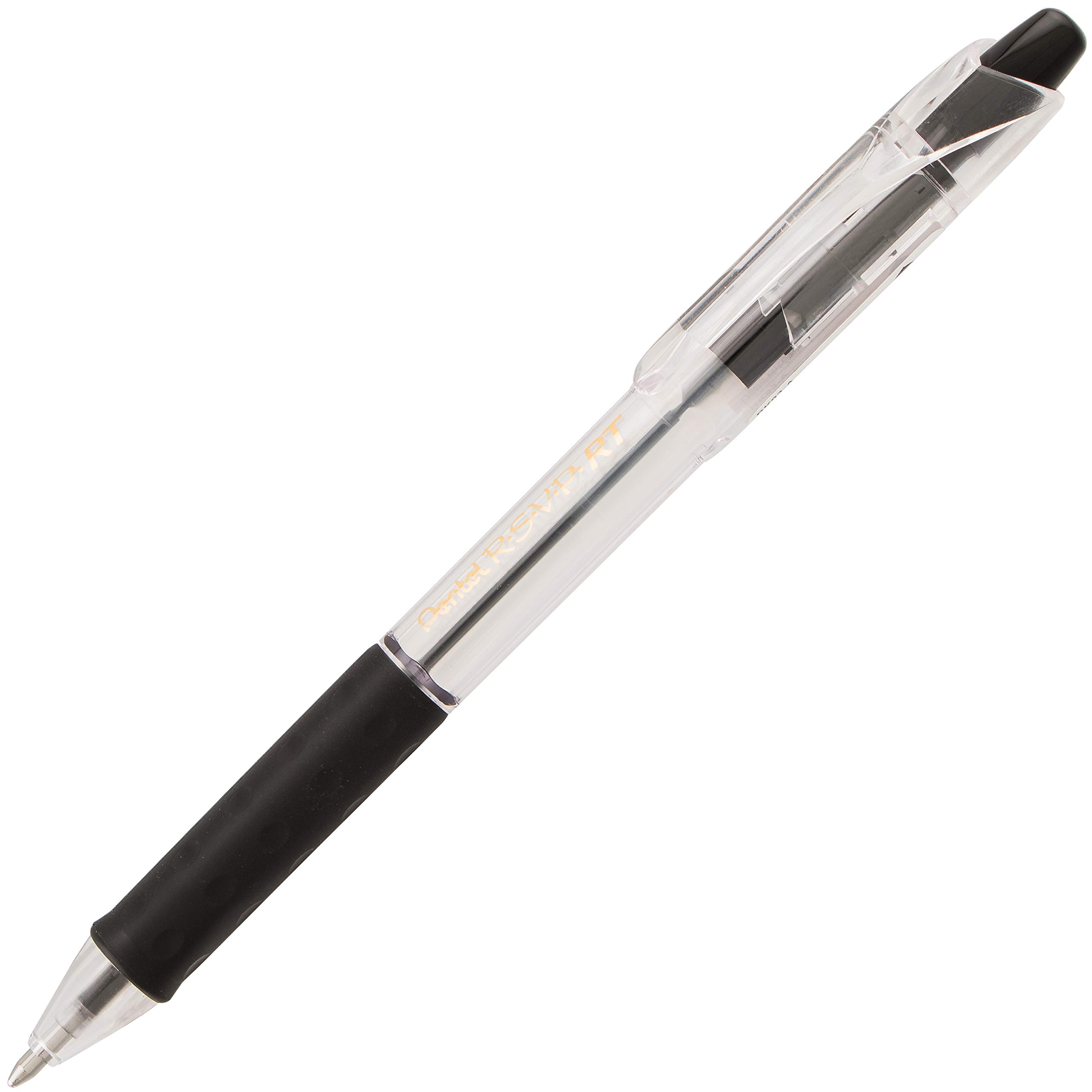 Foto 3 pulgar | Bolígrafo Pentel R.s.v.p. Rt New Medium Black Ink 2 Piezas- Venta Internacional