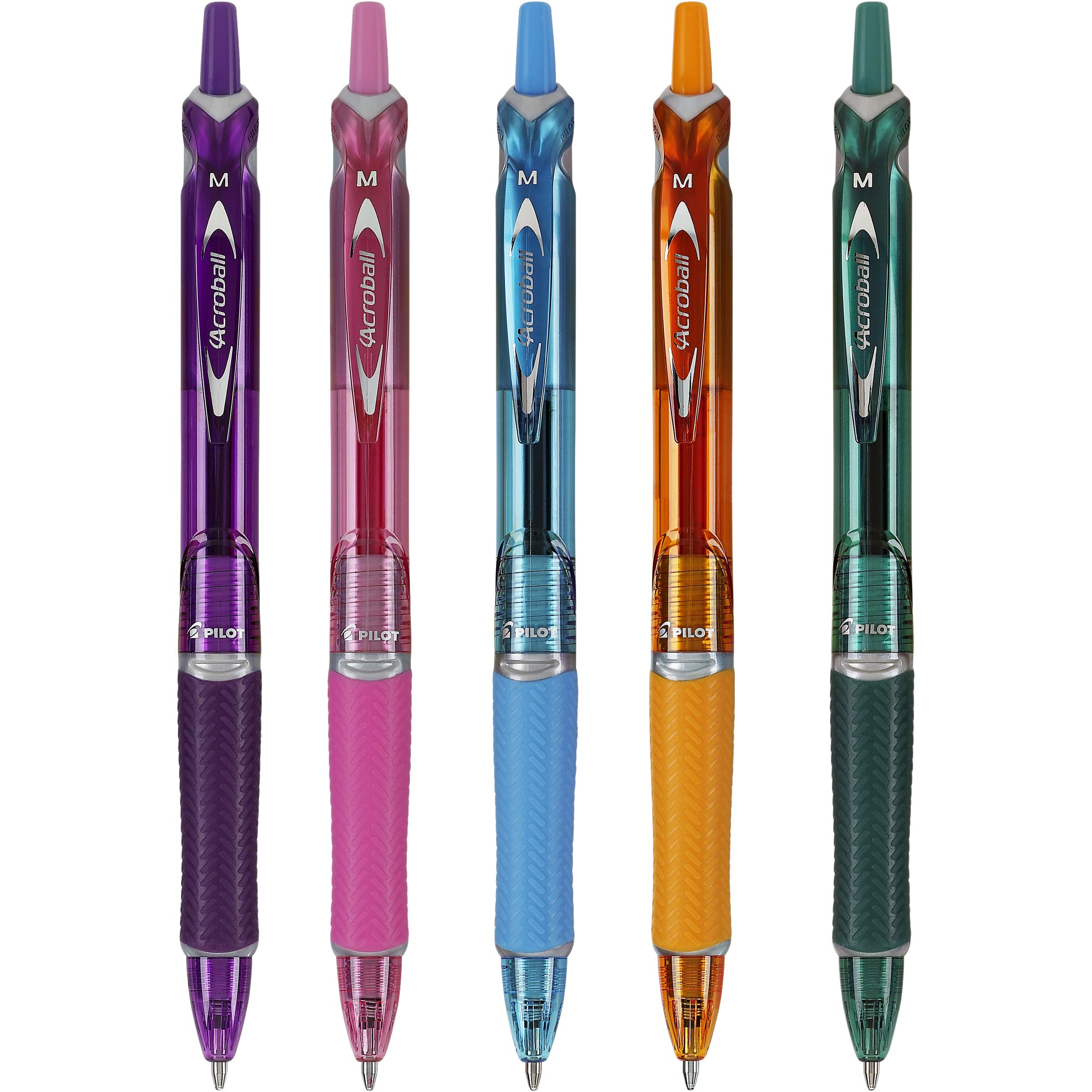 Foto 4 pulgar | Bolígrafos Pilot Acroball Colors Tinta Negra 5 Piezas- Venta Internacional