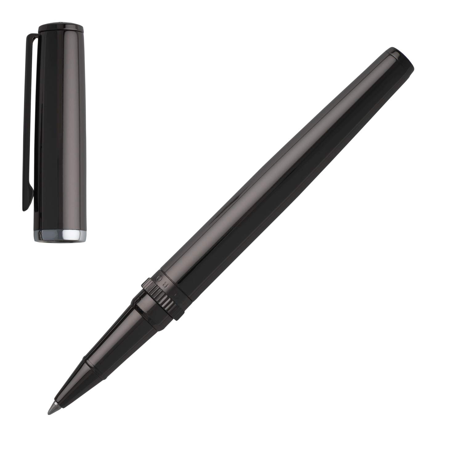 Foto 5 | Bolígrafo Hugo Boss Gear Metal Dark Chrome - Venta Internacional.