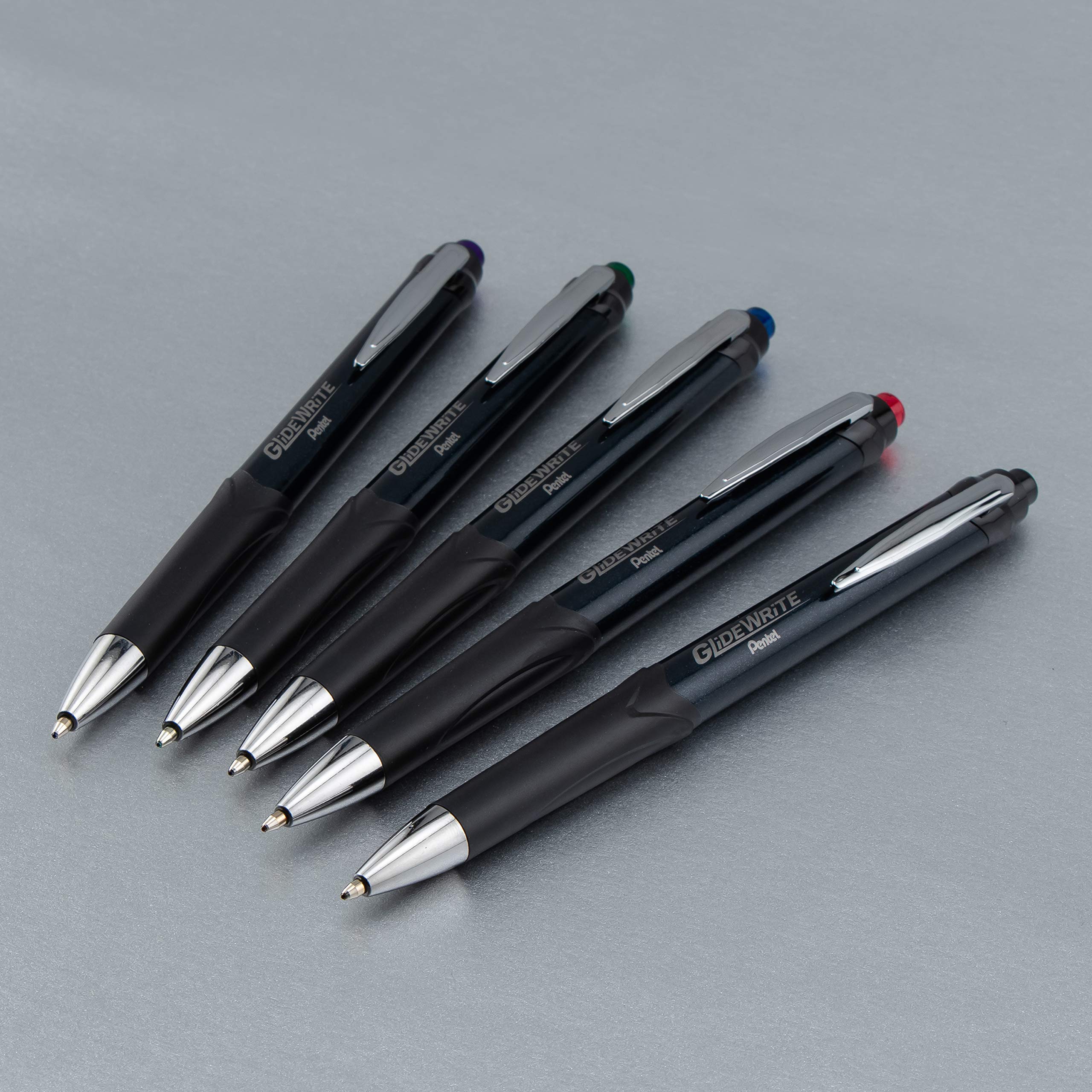 Foto 3 | Bolígrafo Pentel Glidewrite Signature, 1 Mm, Tinta Azul, 12 Unidades - Venta Internacional.
