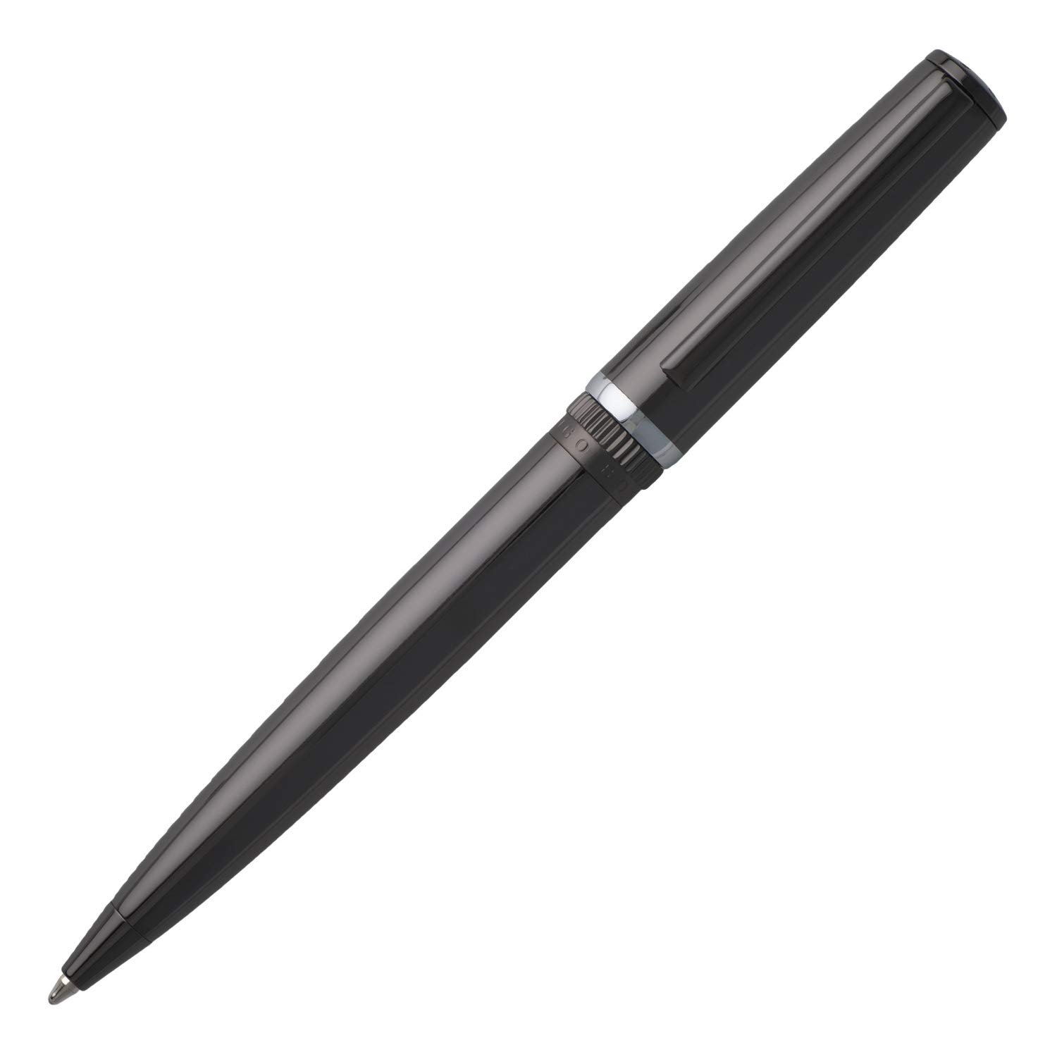 Bolígrafo Hugo Boss Gear Metal Dark Chrome - Venta Internacional.