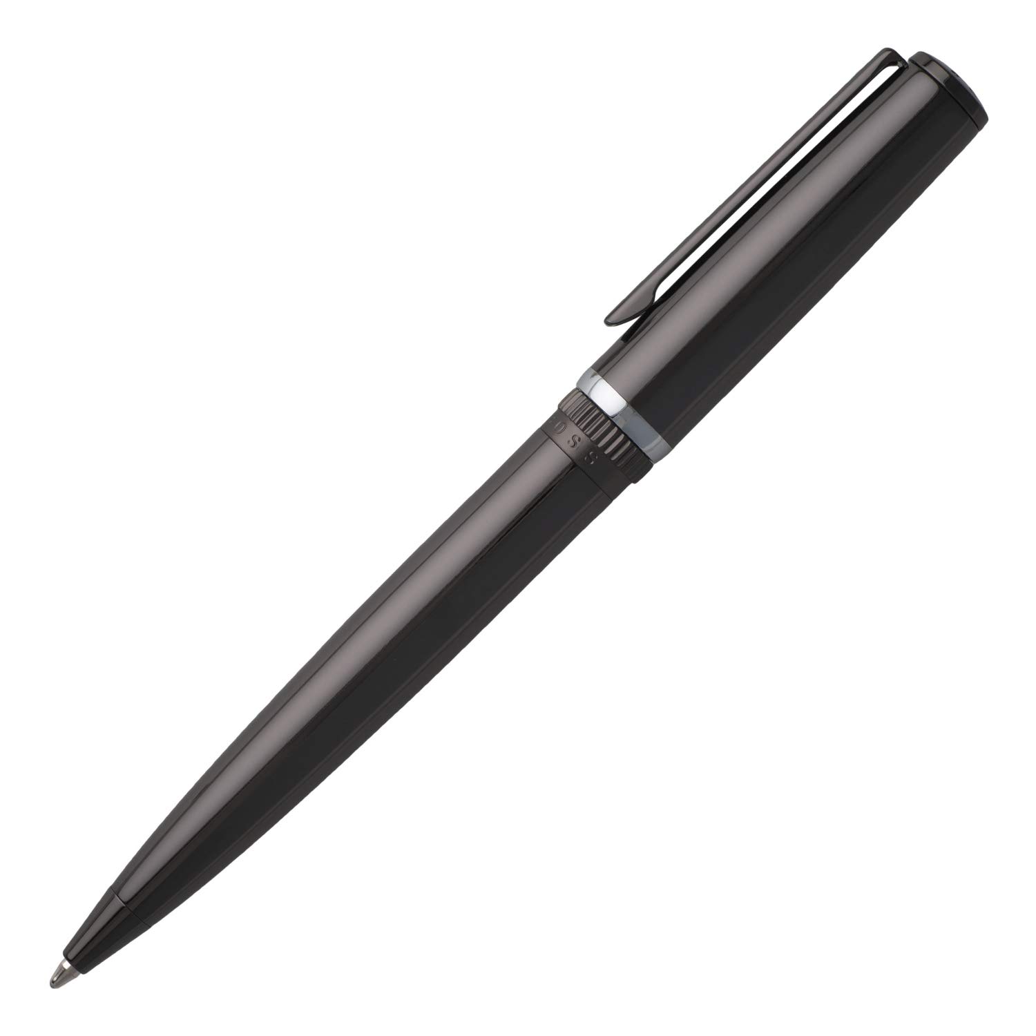 Foto 4 pulgar | Bolígrafo Hugo Boss Gear Metal Dark Chrome - Venta Internacional.