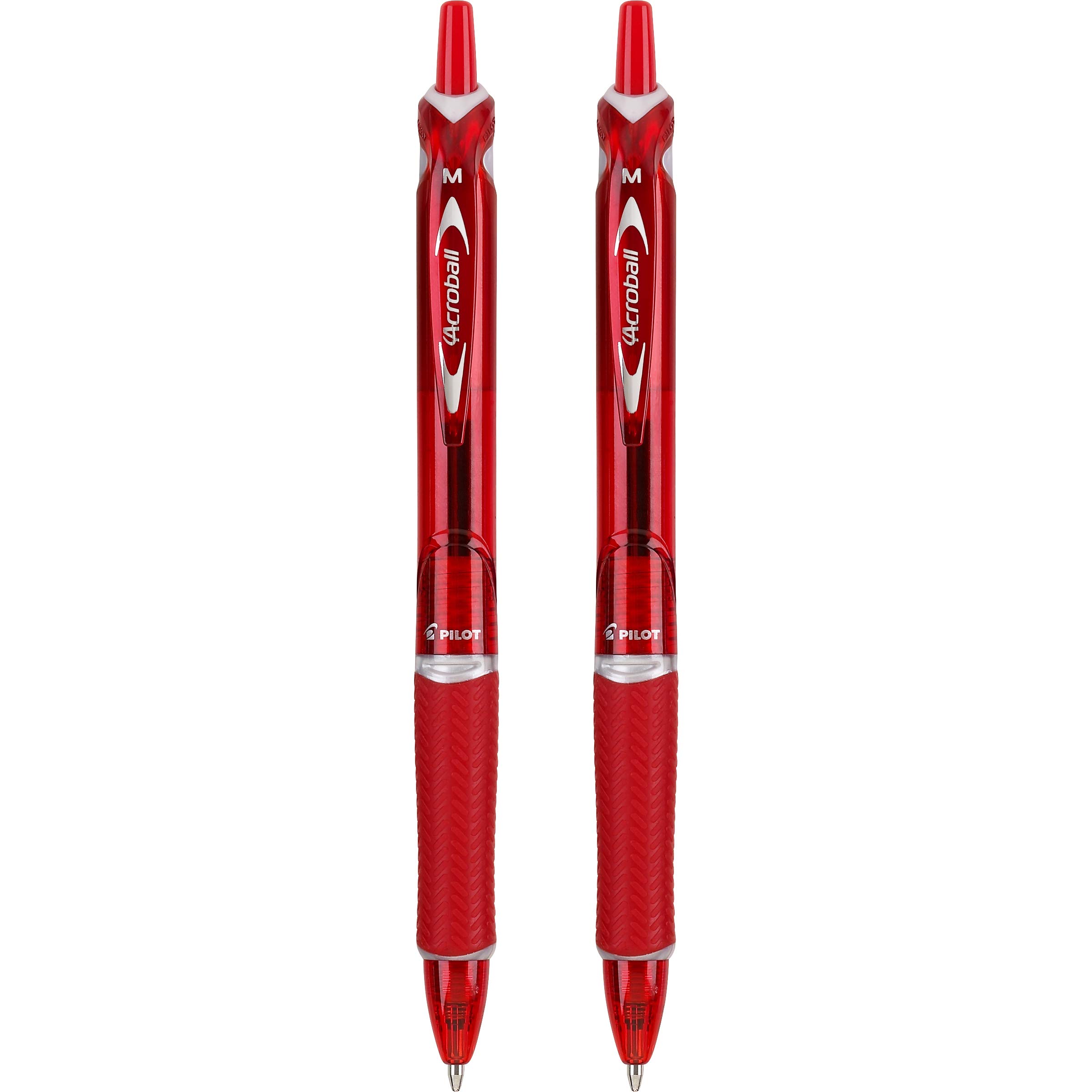 Foto 4 pulgar | Bolígrafos Pilot Acroball Colors De Tinta Roja, Paquete De 2 - Venta Internacional.