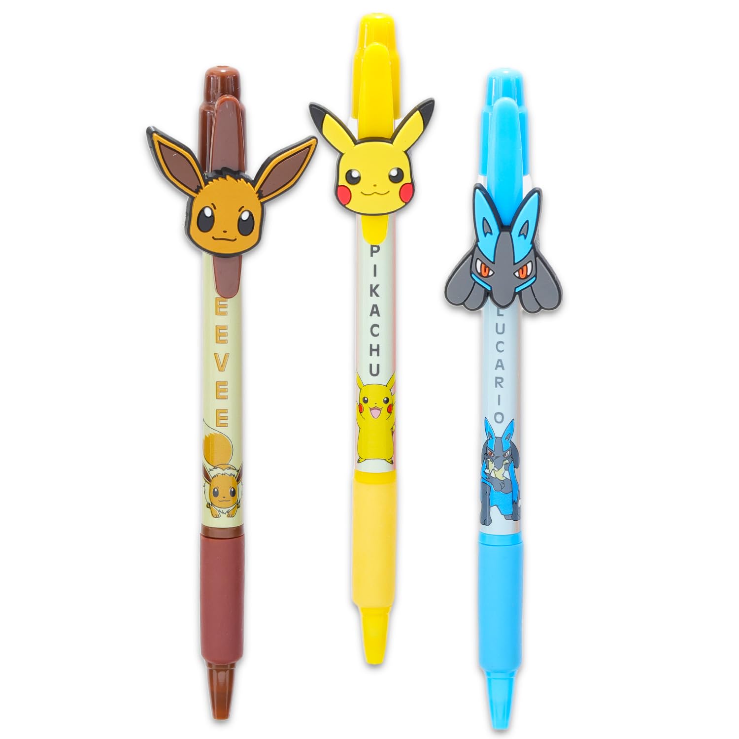 Foto 3 pulgar | Juego De Bolígrafos Nintendo Pokémon 6 Con Pegatinas Para Niños - Venta Internacional.
