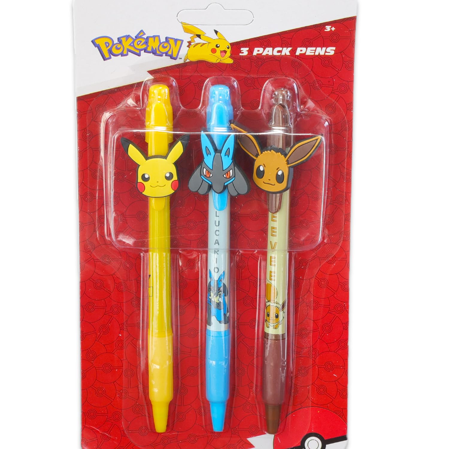 Foto 4 pulgar | Juego De Bolígrafos Nintendo Pokémon 6 Con Pegatinas Para Niños - Venta Internacional.