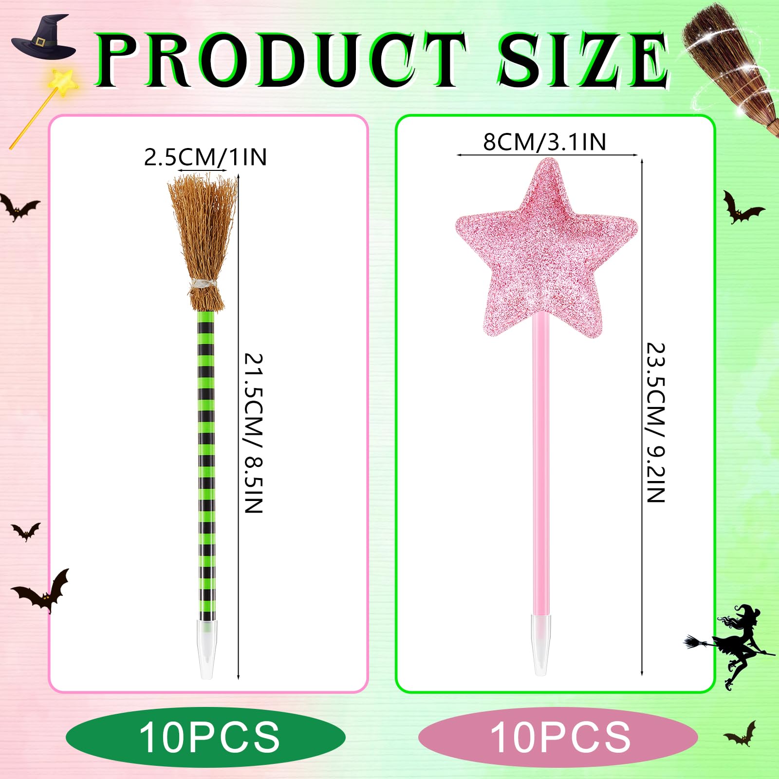 Foto 3 pulgar | Party Favors Geyoga Princess And Witch, Paquete De 20 Con Bolígrafos - Venta Internacional.