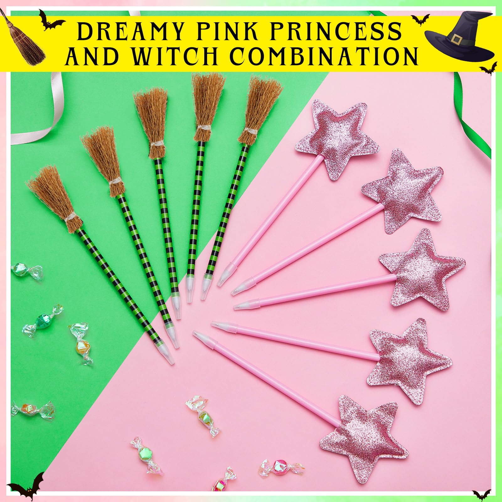 Foto 4 pulgar | Party Favors Geyoga Princess And Witch, Paquete De 20 Con Bolígrafos - Venta Internacional.