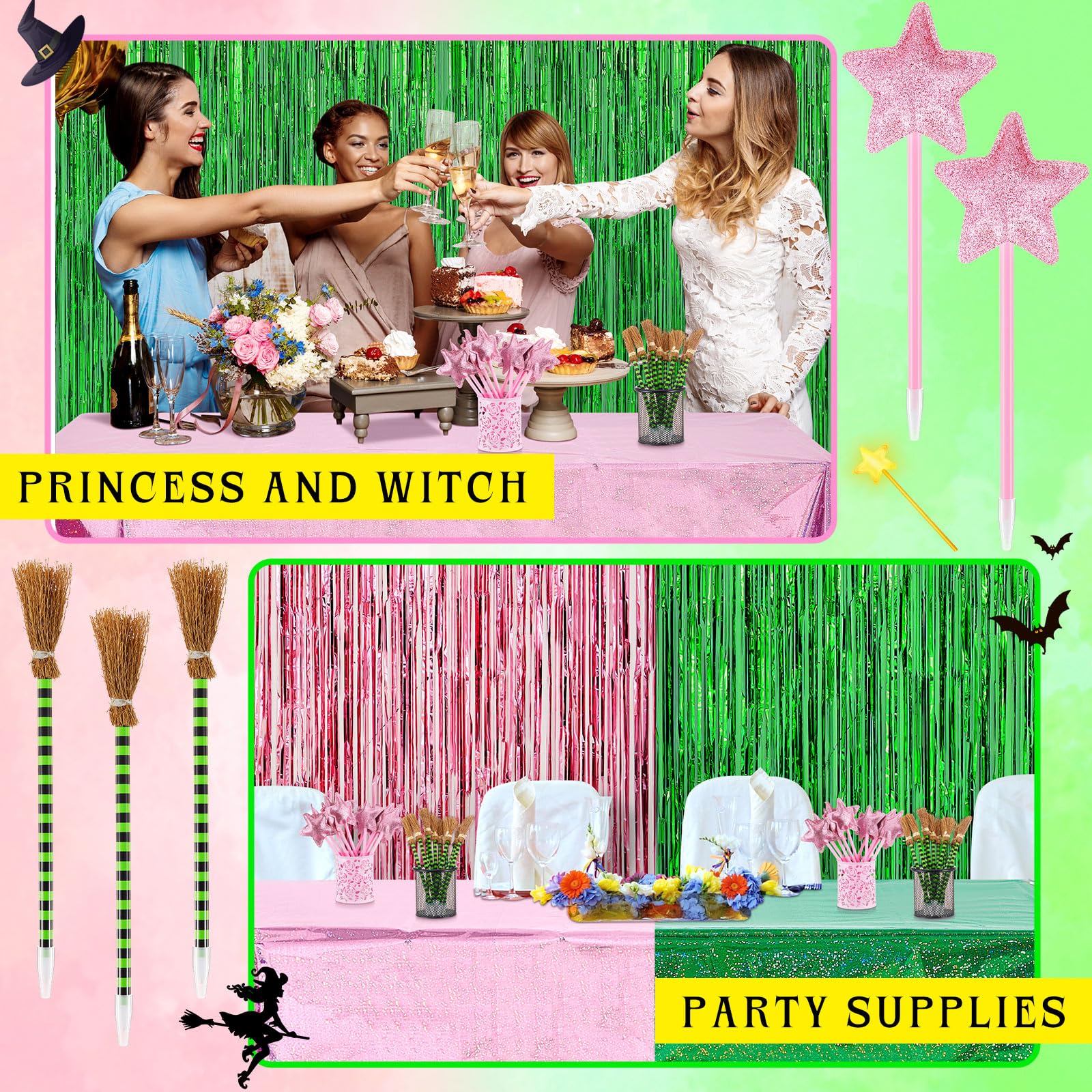 Foto 5 pulgar | Party Favors Geyoga Princess And Witch, Paquete De 20 Con Bolígrafos - Venta Internacional.