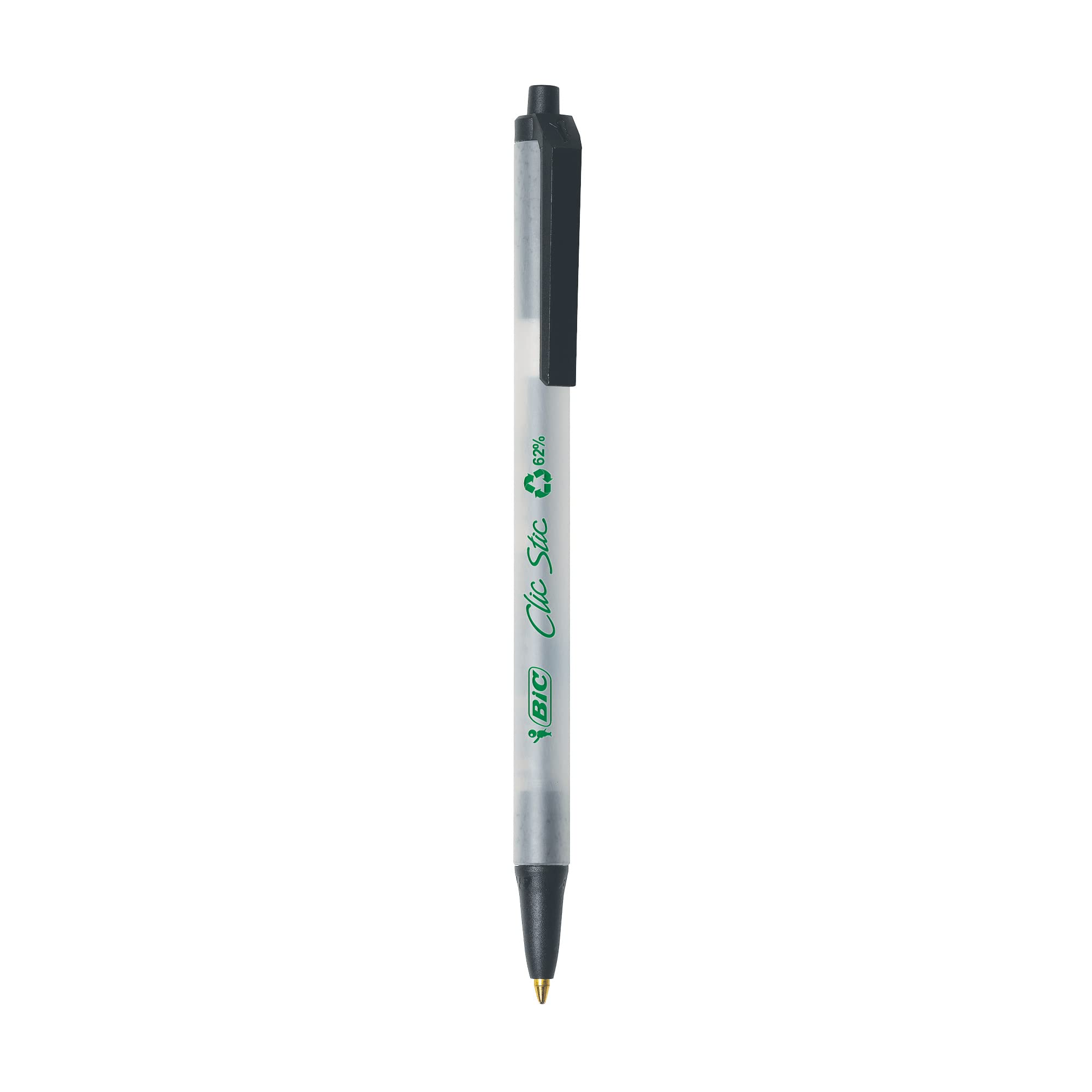 Foto 4 pulgar | Bolígrafos Bic Ecolutions Clic Stic Negros, Tamaño Mediano, Paquete De 48 - Venta Internacional.