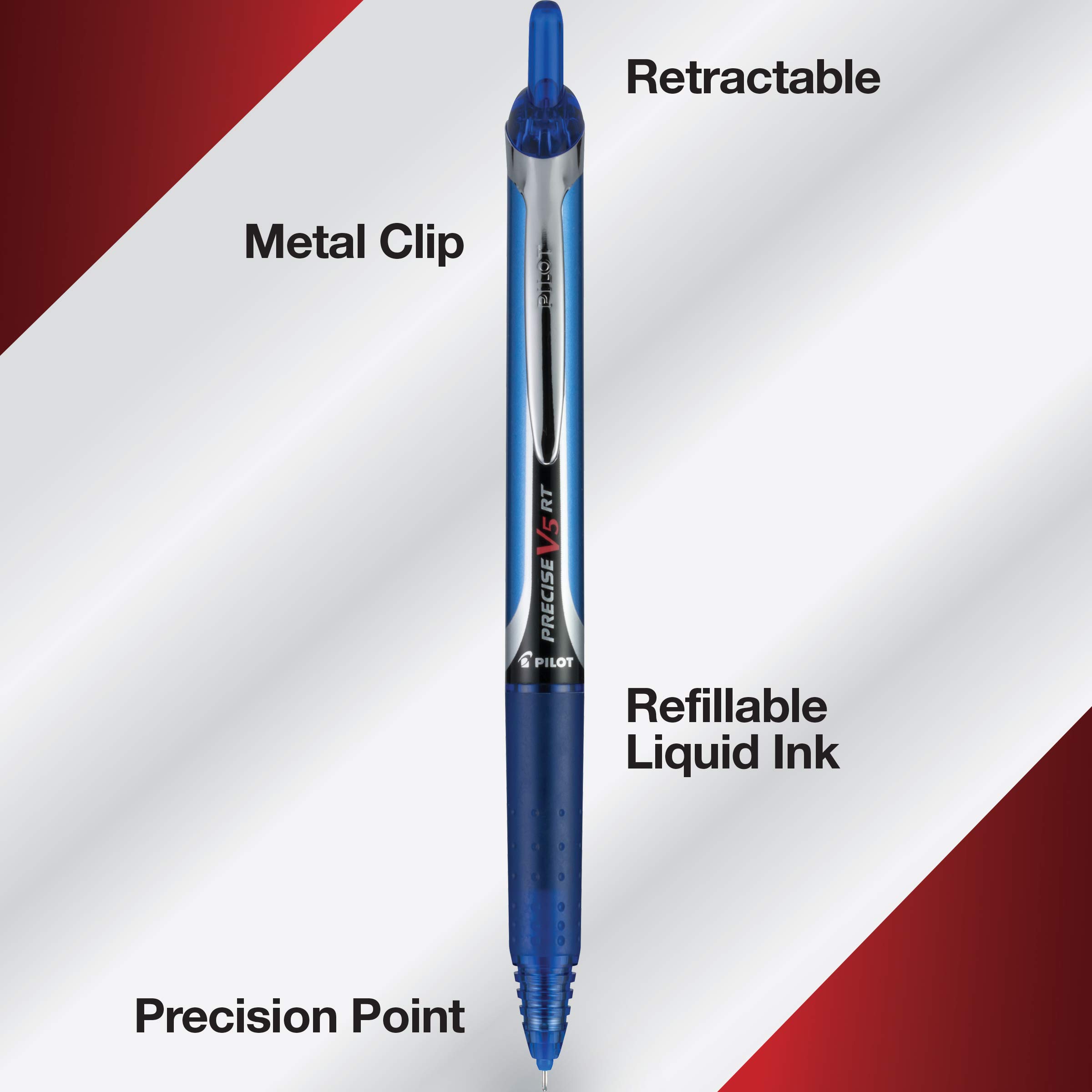 Foto 4 pulgar | Pen Pilot Precise V5 Rt Recargable Y Retráctil Azul De 0,5 Mm - Venta Internacional.