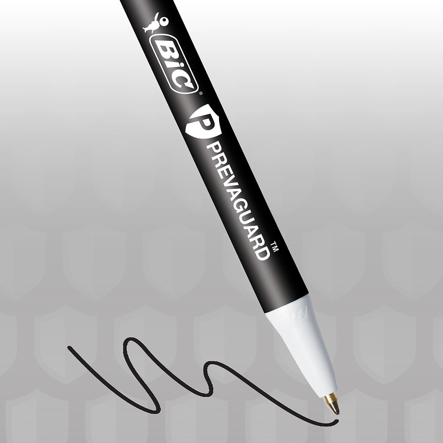 Foto 5 pulgar | Bolígrafo Bic Prevaguard Clic Stic Medium Point Black 12 - Venta Internacional.