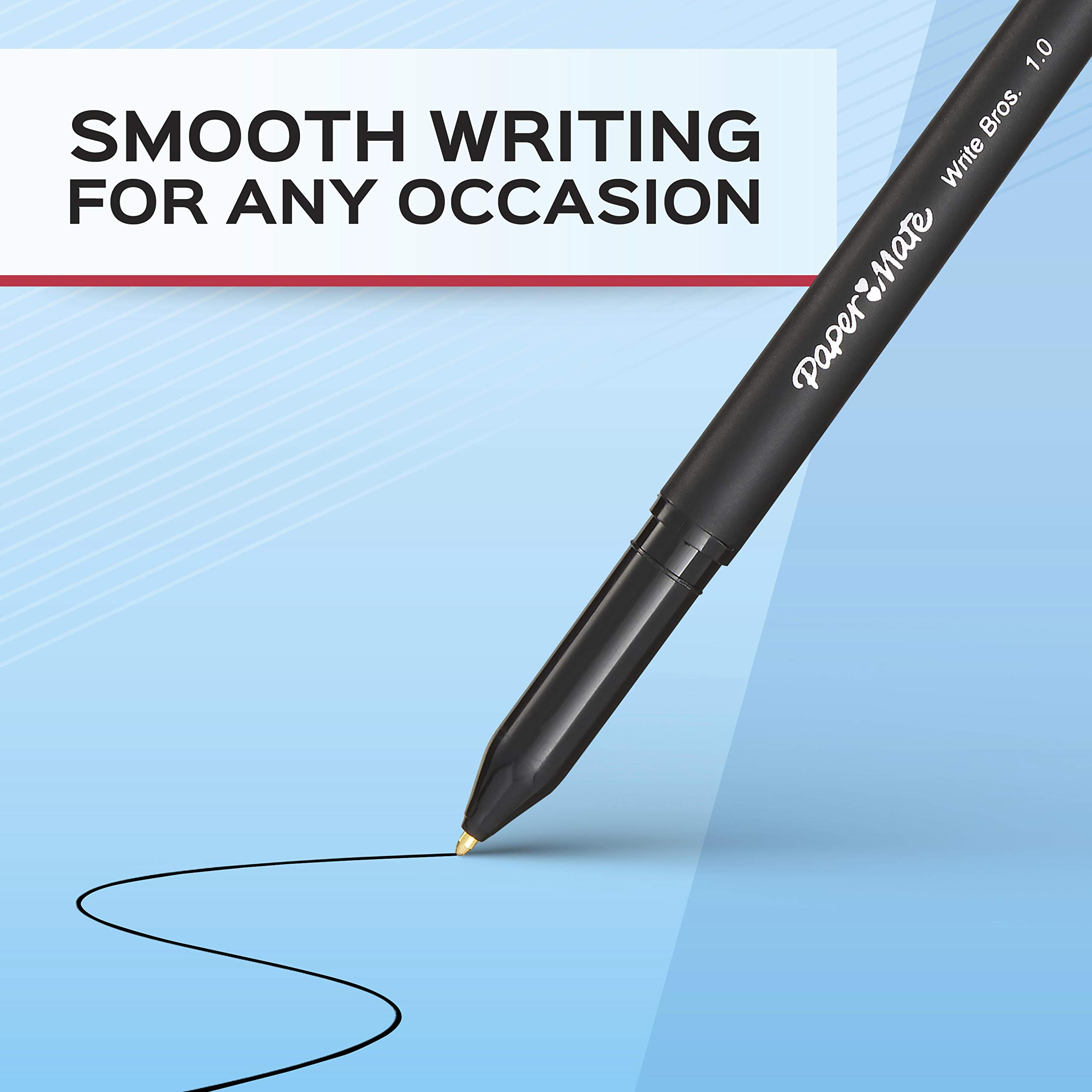 Foto 2 | Bolígrafo Paper Mate Write Bros. Stick, Tamaño Mediano, 1 Mm, 120 - Venta Internacional.