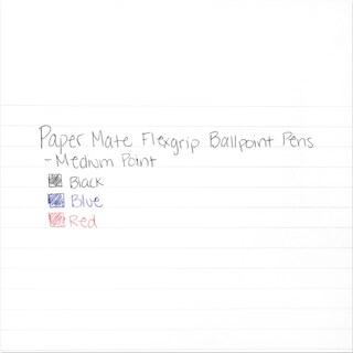 Foto 5 | Bolígrafo Pen Paper Mate Flexgrip Ultra, Tinta Azul, Docena - Venta Internacional.