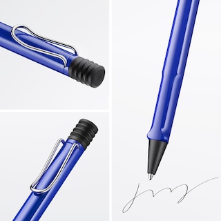 Foto 2 | Bolígrafo Lamy Safari Blue Con Empuñadura Ergonómica M Line - Venta Internacional.
