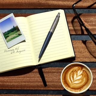 Foto 4 | Bolígrafo Parker Jotter Xl Primrose Matte Blue - Venta Internacional.