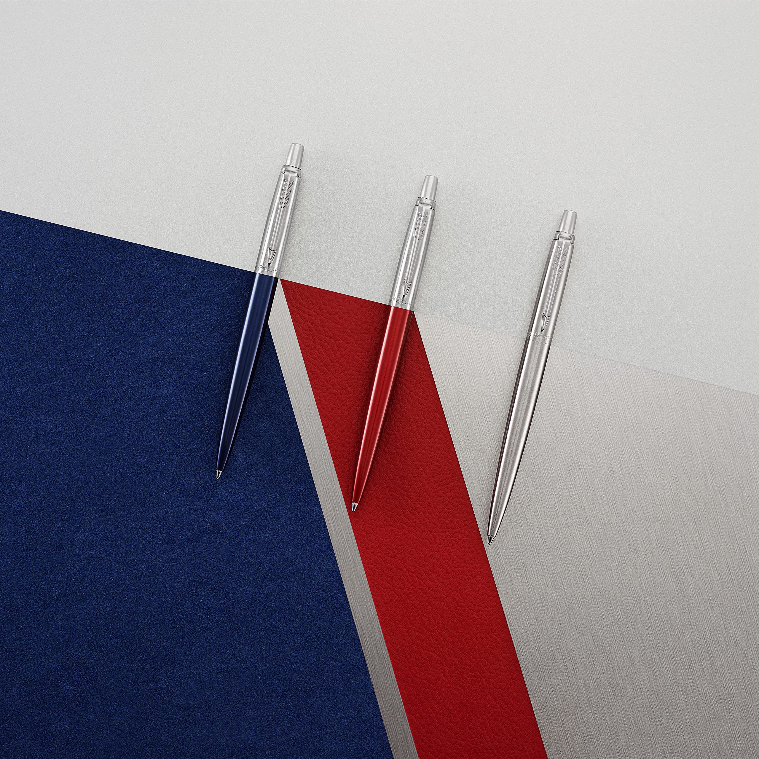 Foto 8 pulgar | Bolígrafo Parker Jotter Kensington Rojo Con Tinta Azul - Venta Internacional.
