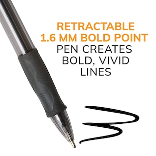 Foto 4 | Bolígrafos Bic Glide Velocity Bold Blue Ink Paquete De 36 - Venta Internacional.