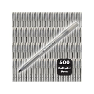 Foto 2 | Bolígrafos Bic Round Stic Xtra Life Color Negro 1 Mm 500 Unidades - Venta Internacional.