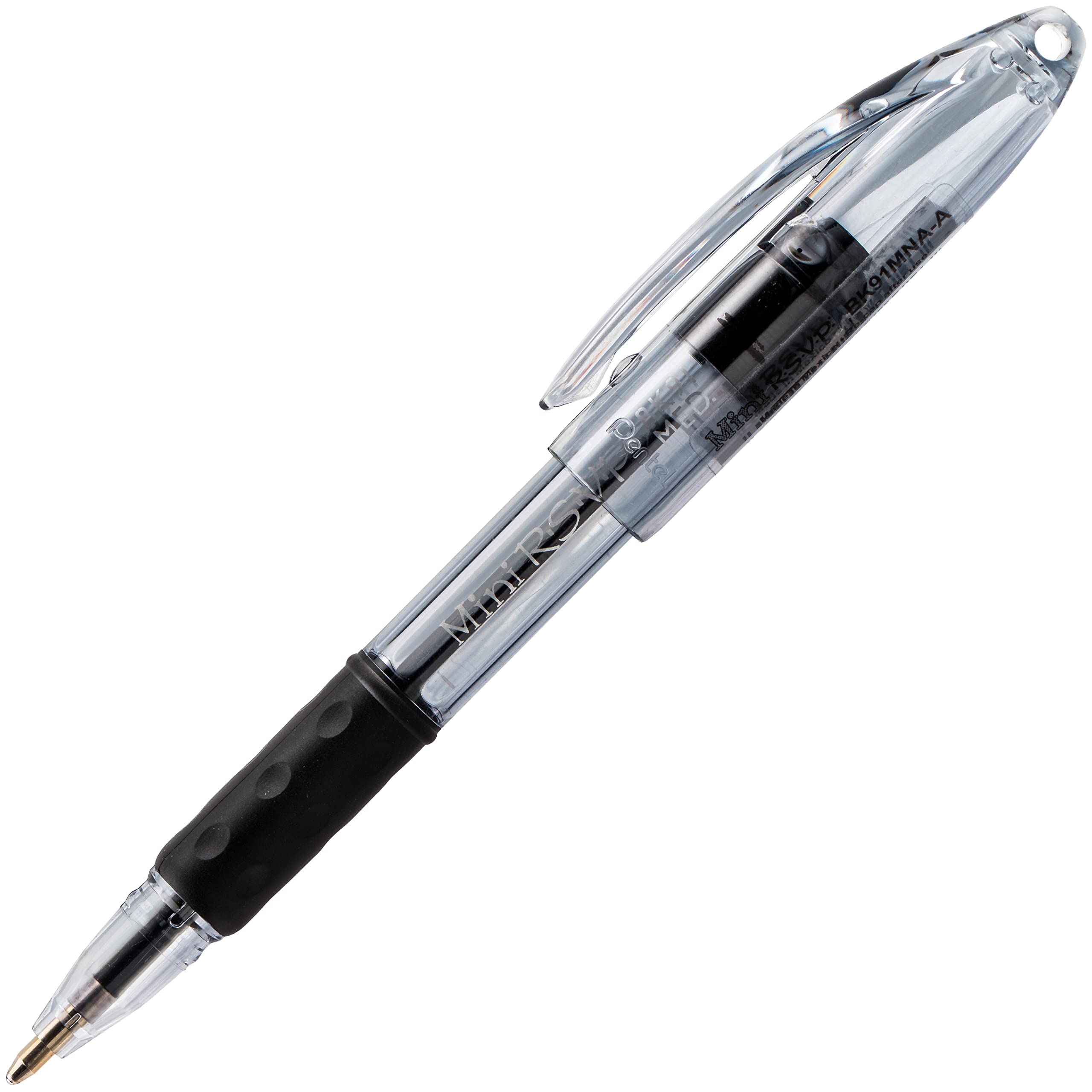 Foto 3 pulgar | Bolígrafo Pentel Mini R.s.v.p. Stick  Tinta Negra  Paquete De 12 - Venta Internacional.