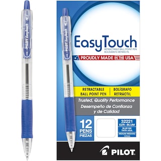 Foto 1 | Bolígrafos Pilot Easytouch De Tinta Azul Recargable Y Retráctil - Venta Internacional.