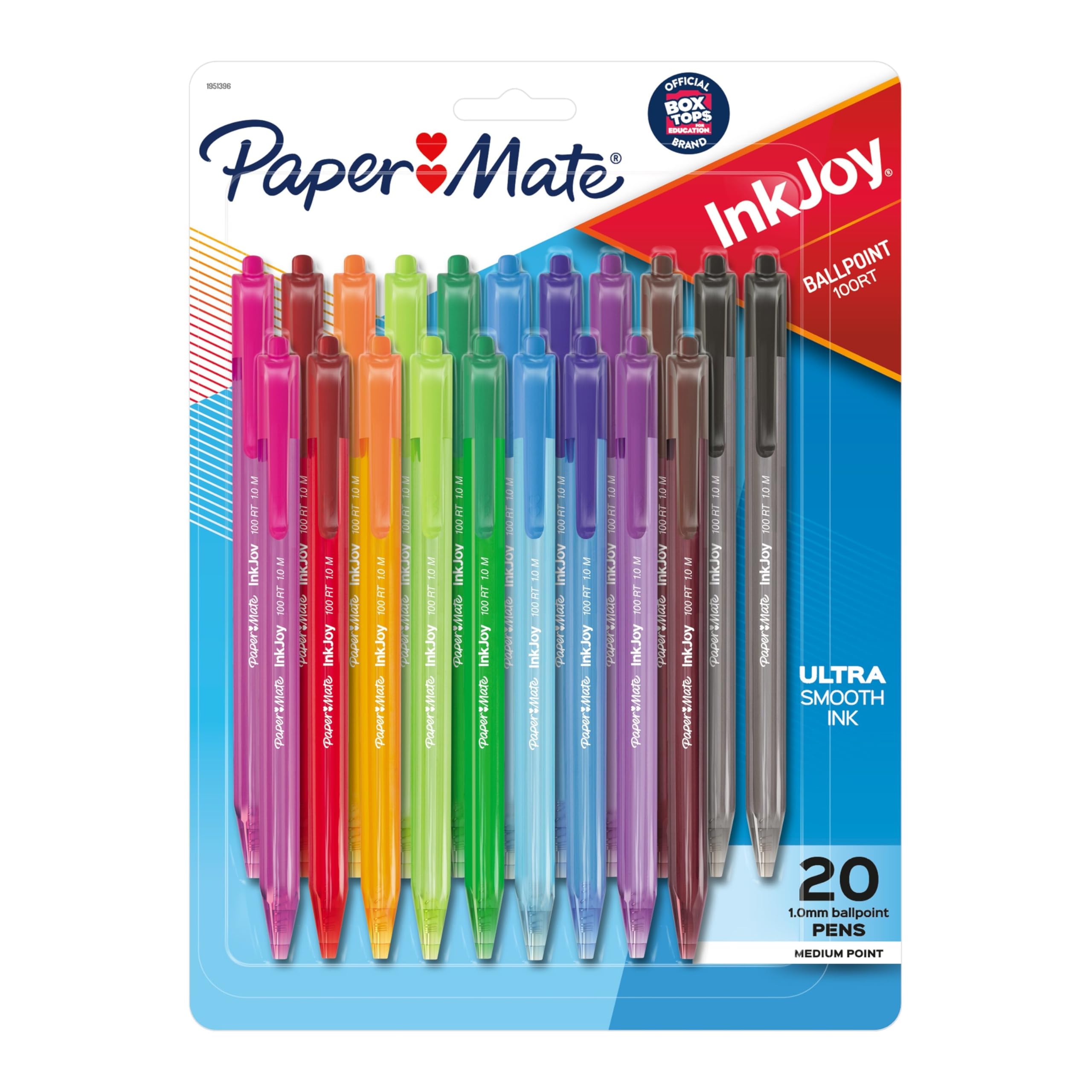 Bolígrafos Paper Mate Inkjoy 100rt  Tamaño Mediano  1 Mm  20 Cm - Venta Internacional.